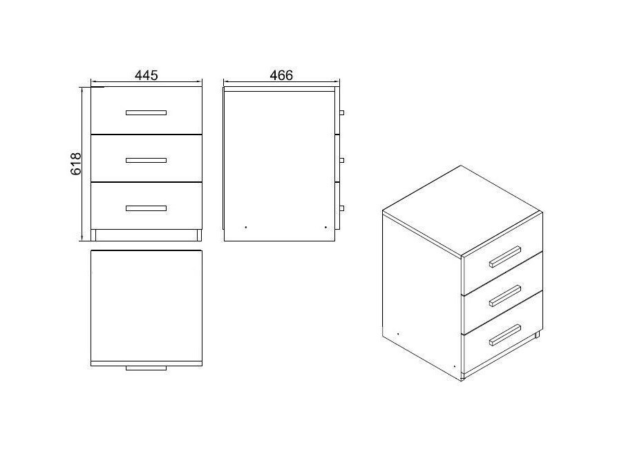 Atvilktņu bloks Kailua 2427 (Balts)