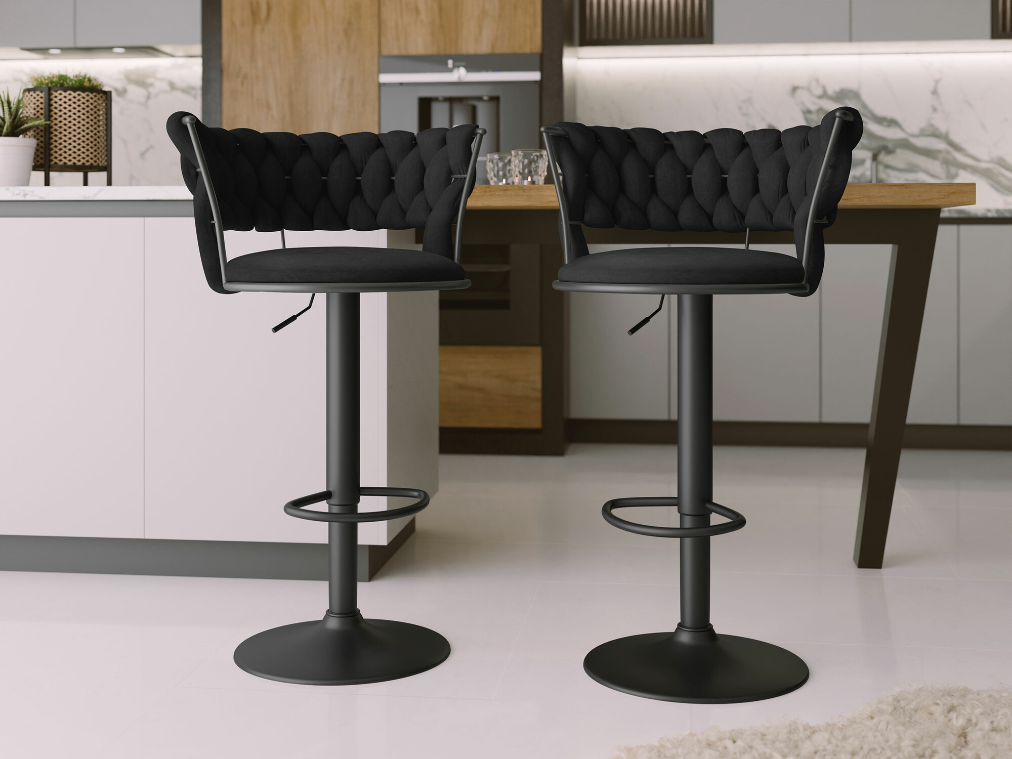 Bāra krēsls Comfivo 441 (Melns)