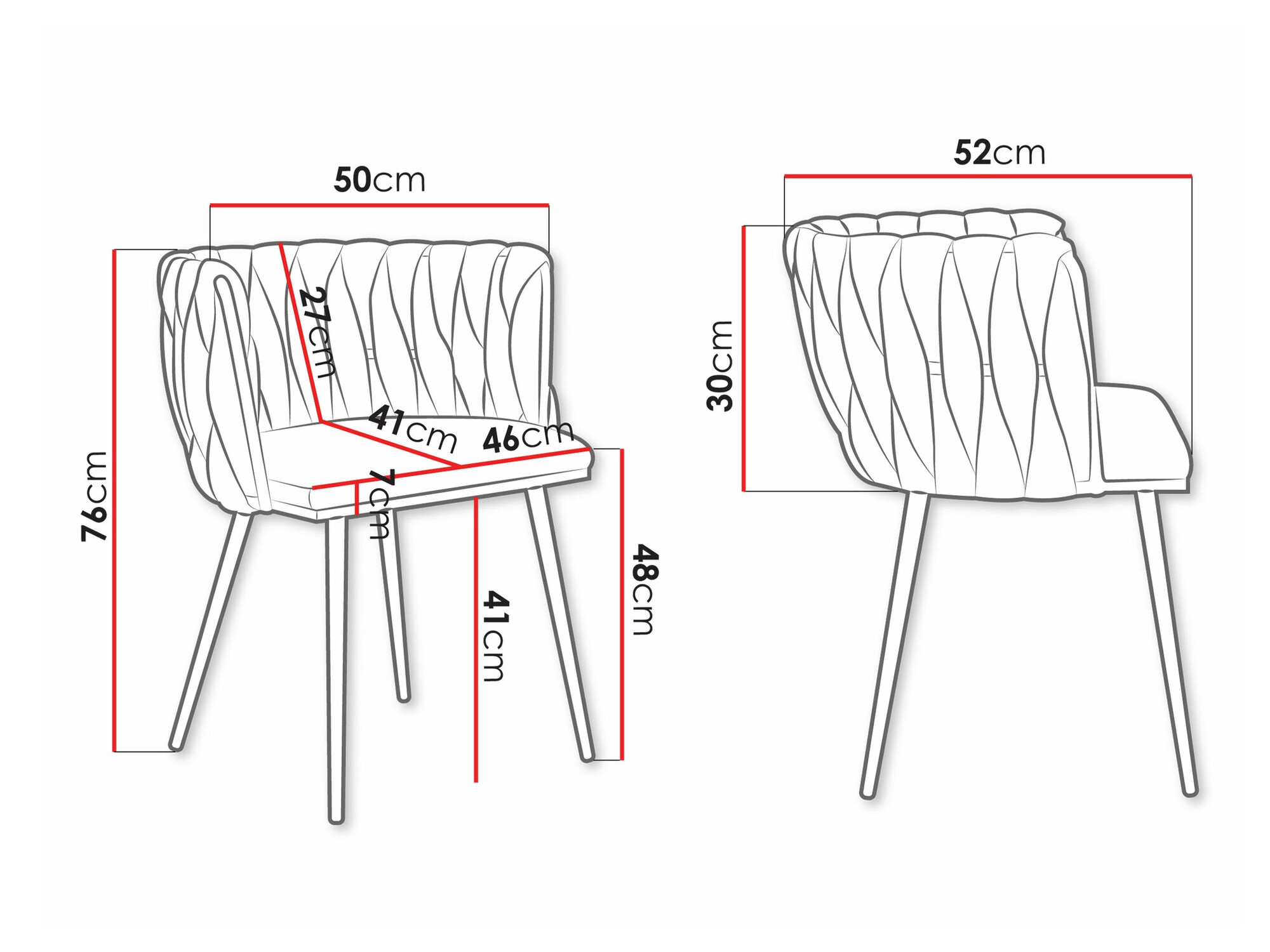 Krēsls Comfivo 434 (Melns)