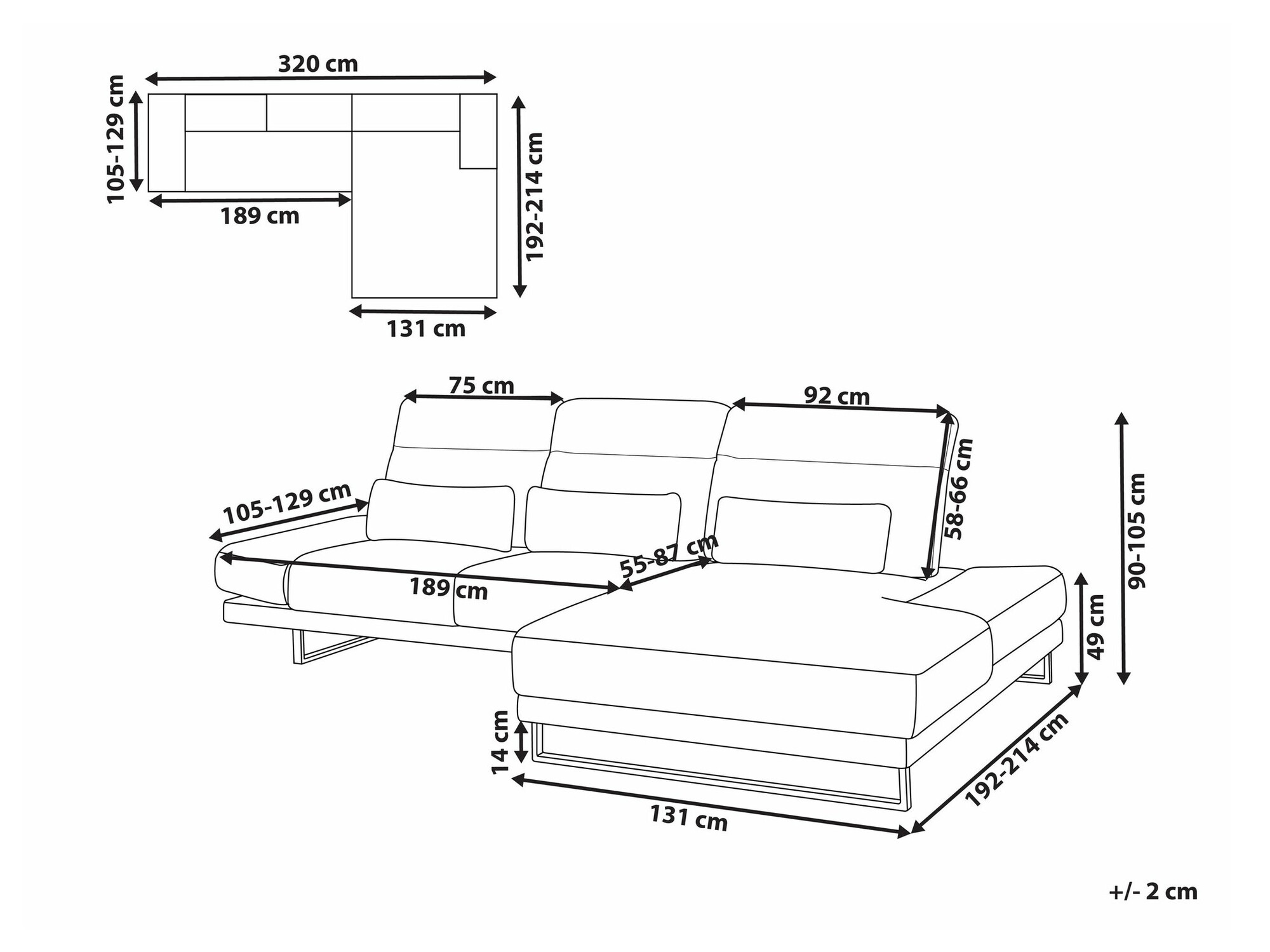 Stūra dīvāns Berwyn 2552 (Krēms)