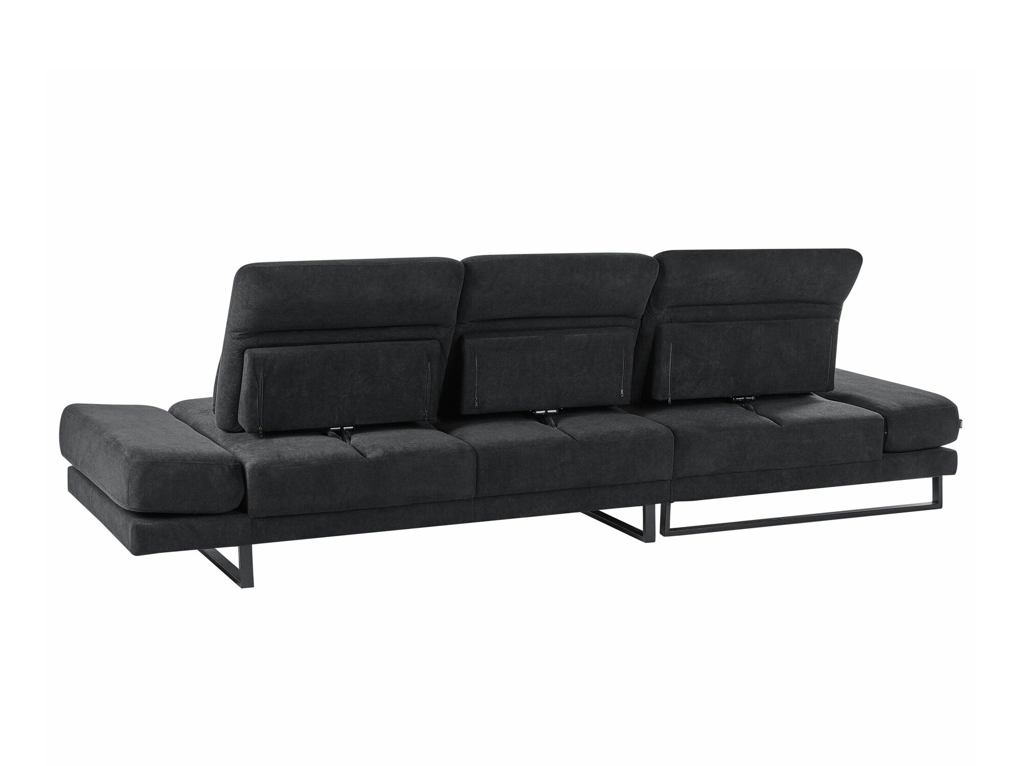 Stūra dīvāns Berwyn 2552 (Melns)