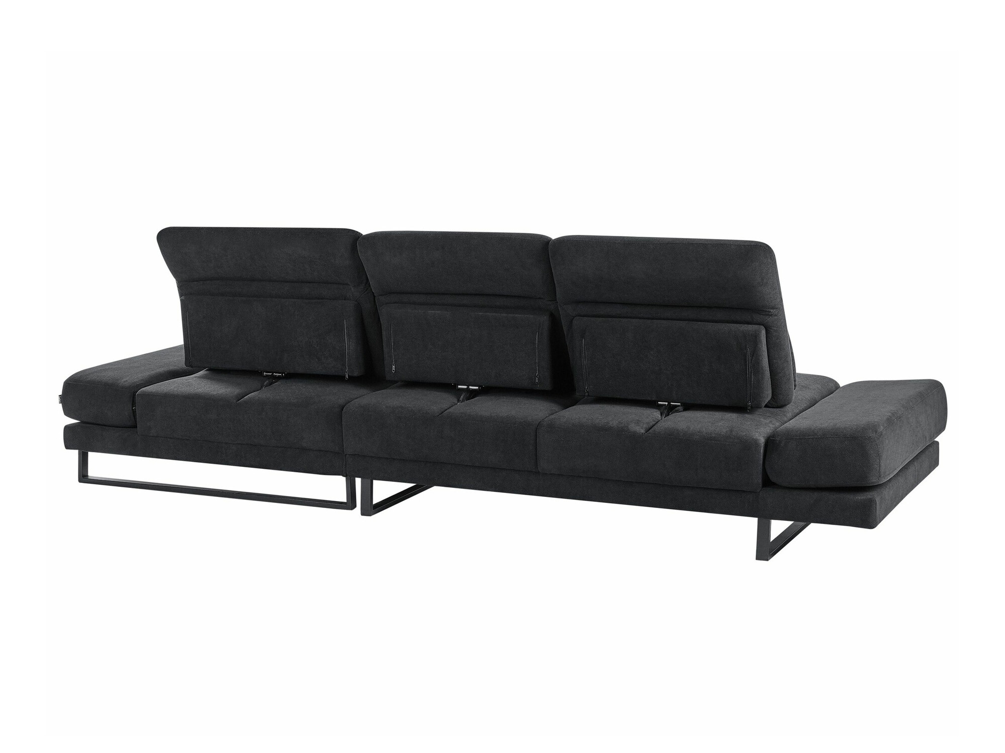 Stūra dīvāns Berwyn 2552 (Melns)