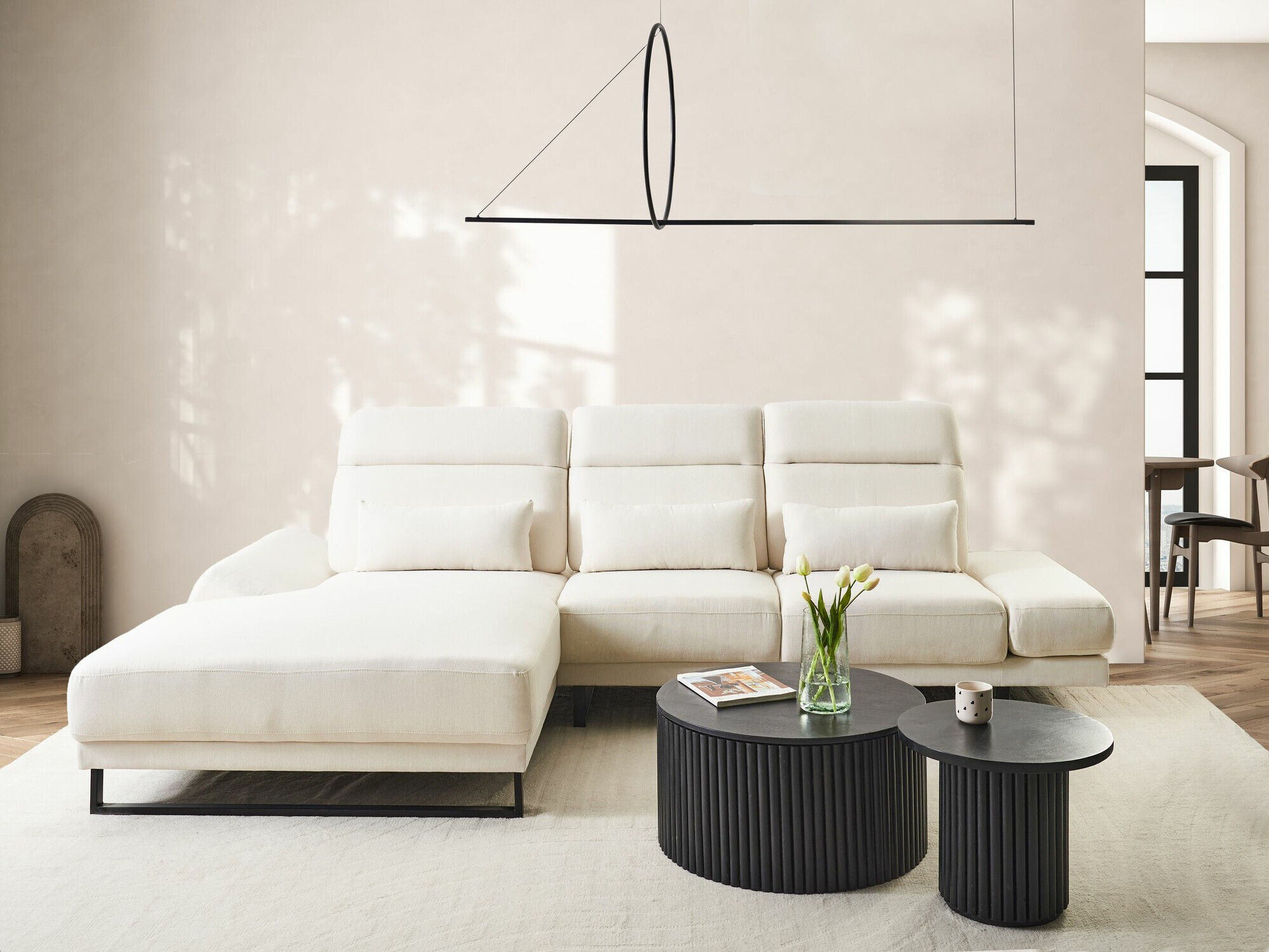 Угловой диван Berwyn 2552 (Белый)