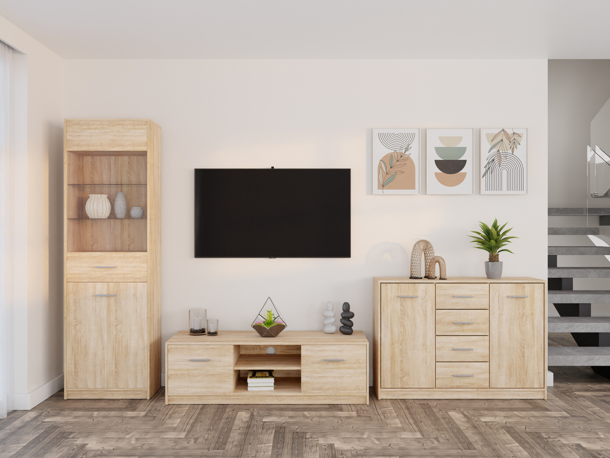 Viesistabas komplekts Novsore 162 (Sonomas ozols)