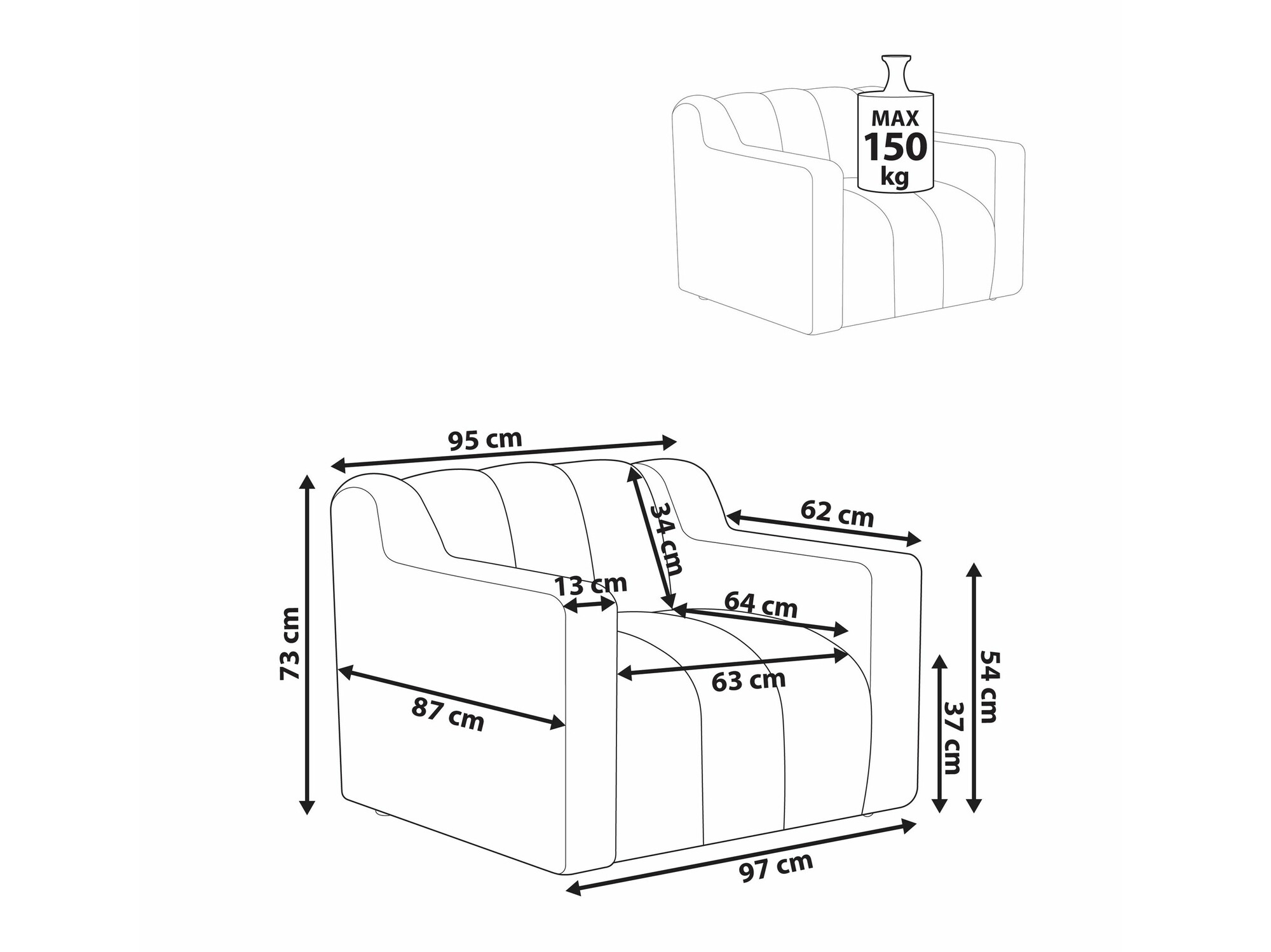 Кресло Berwyn 2553 (Темно-зеленый)