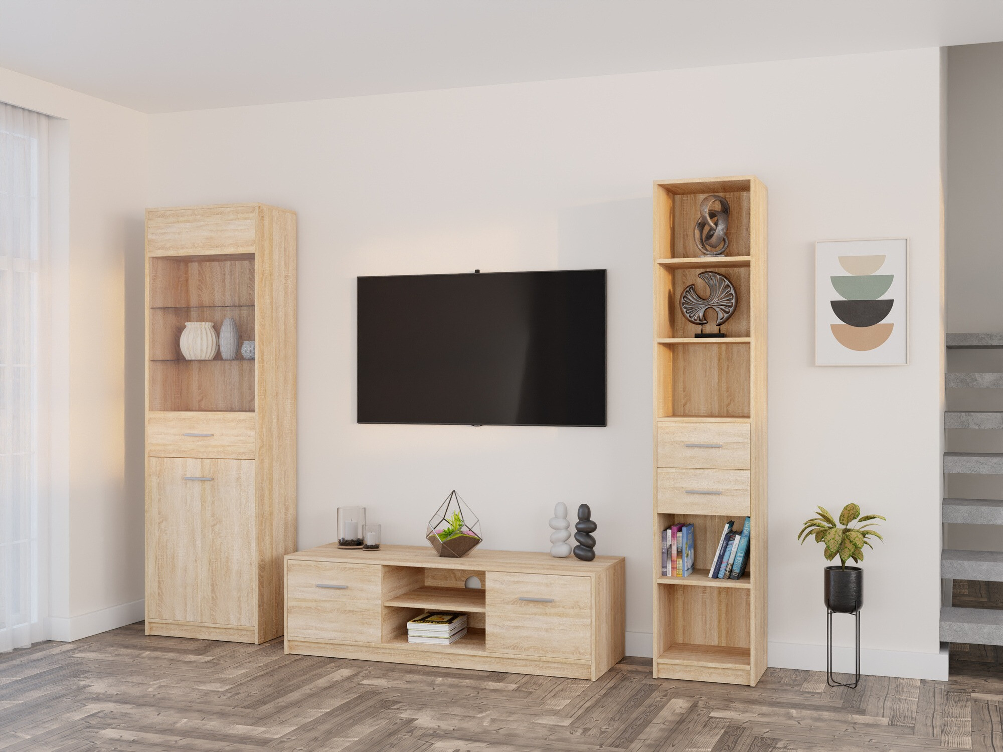 Набор для гостиной Novsore 163 (Сонома Дуб)