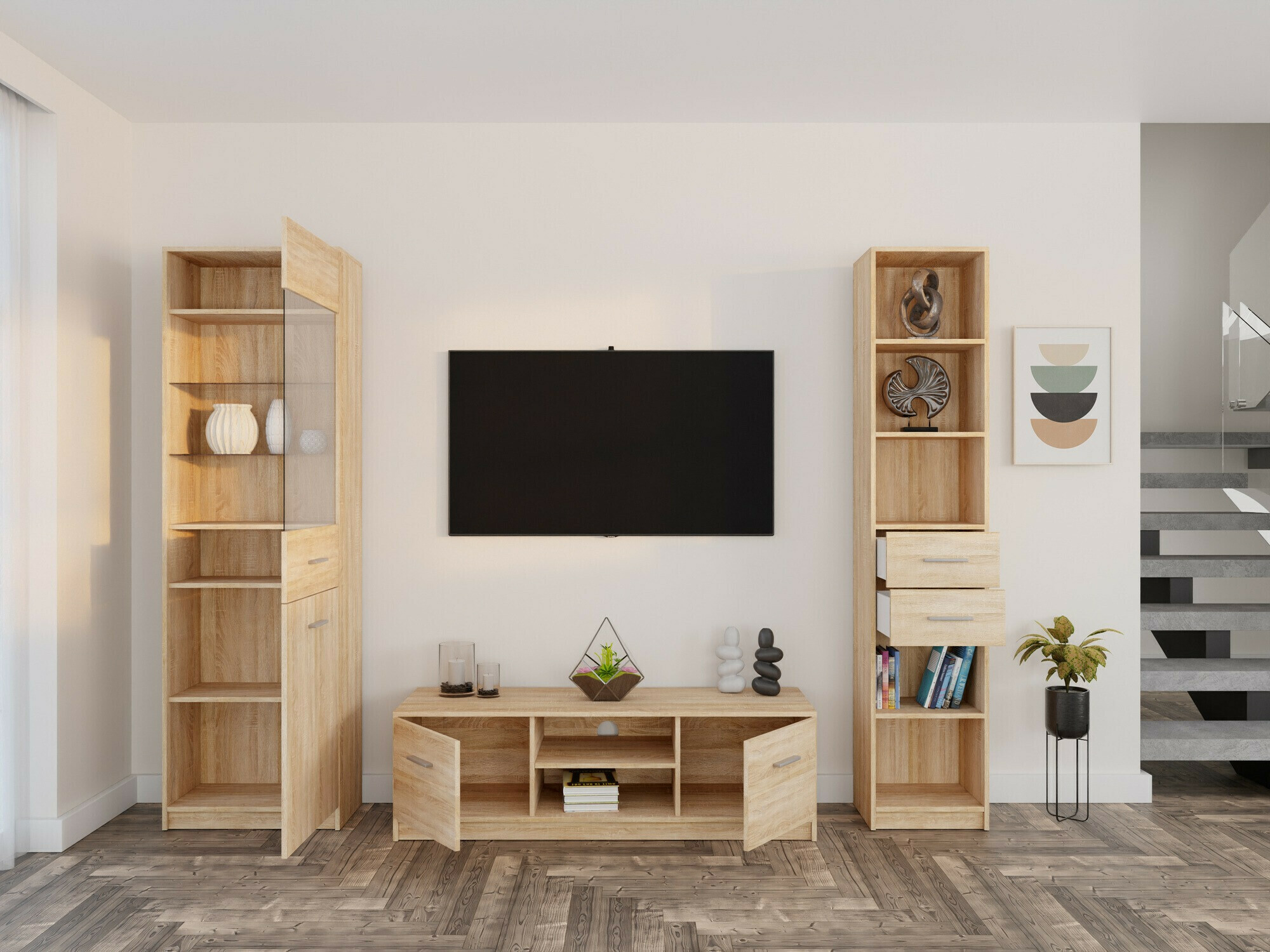 Набор для гостиной Novsore 163 (Сонома Дуб)