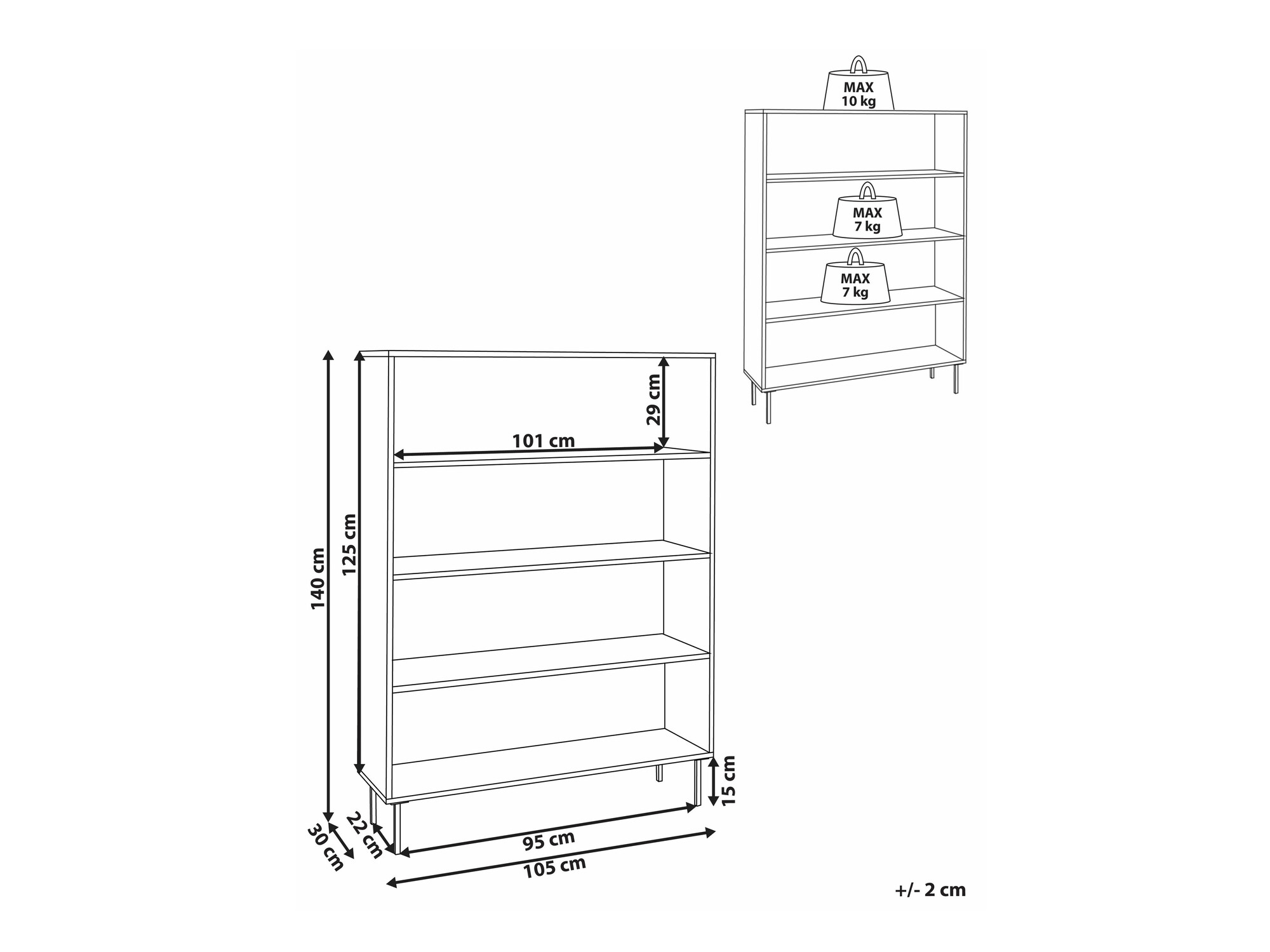 Стеллаж Berwyn 2555