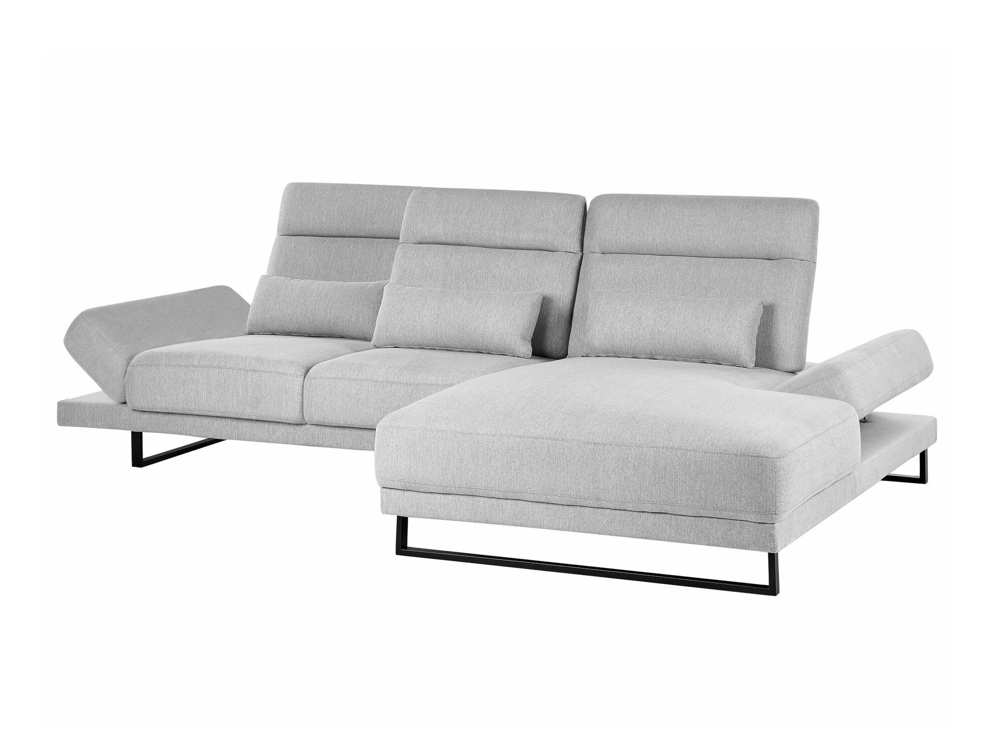 Stūra dīvāns Berwyn 2552 (Gaiši pelēks)