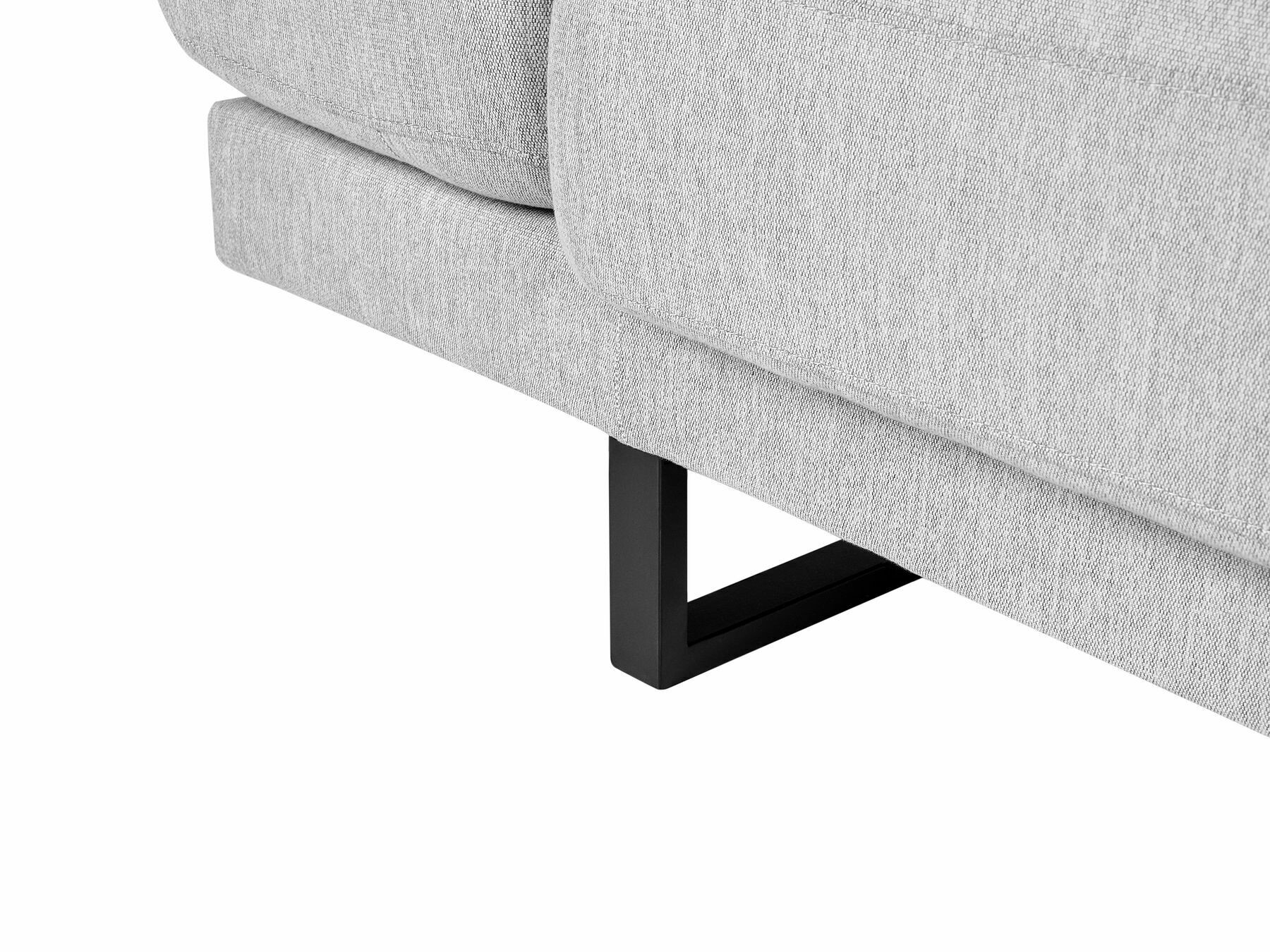 Stūra dīvāns Berwyn 2552 (Gaiši pelēks)