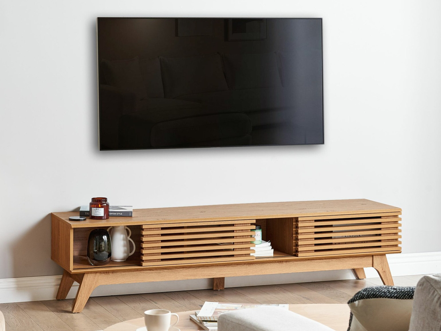 TV galds Berwyn 2554 (Brūns)