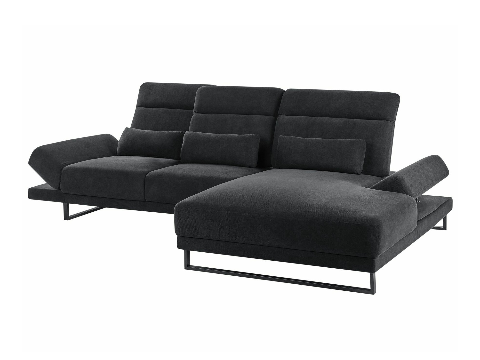 Угловой диван Berwyn 2552 (Чёрный)