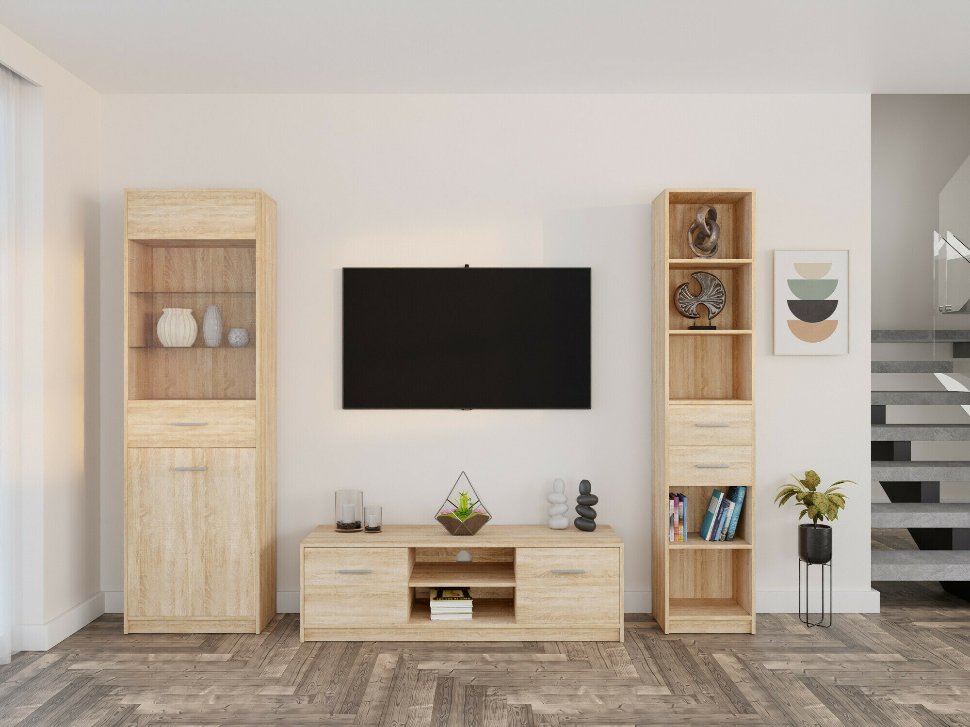 Viesistabas komplekts Novsore 163 (Sonomas ozols)