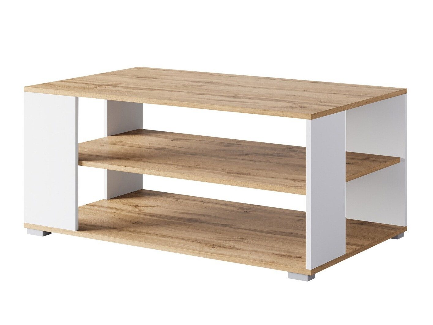 Журнальный столик Sarasota 187 (Дуб вотан + Белый)
