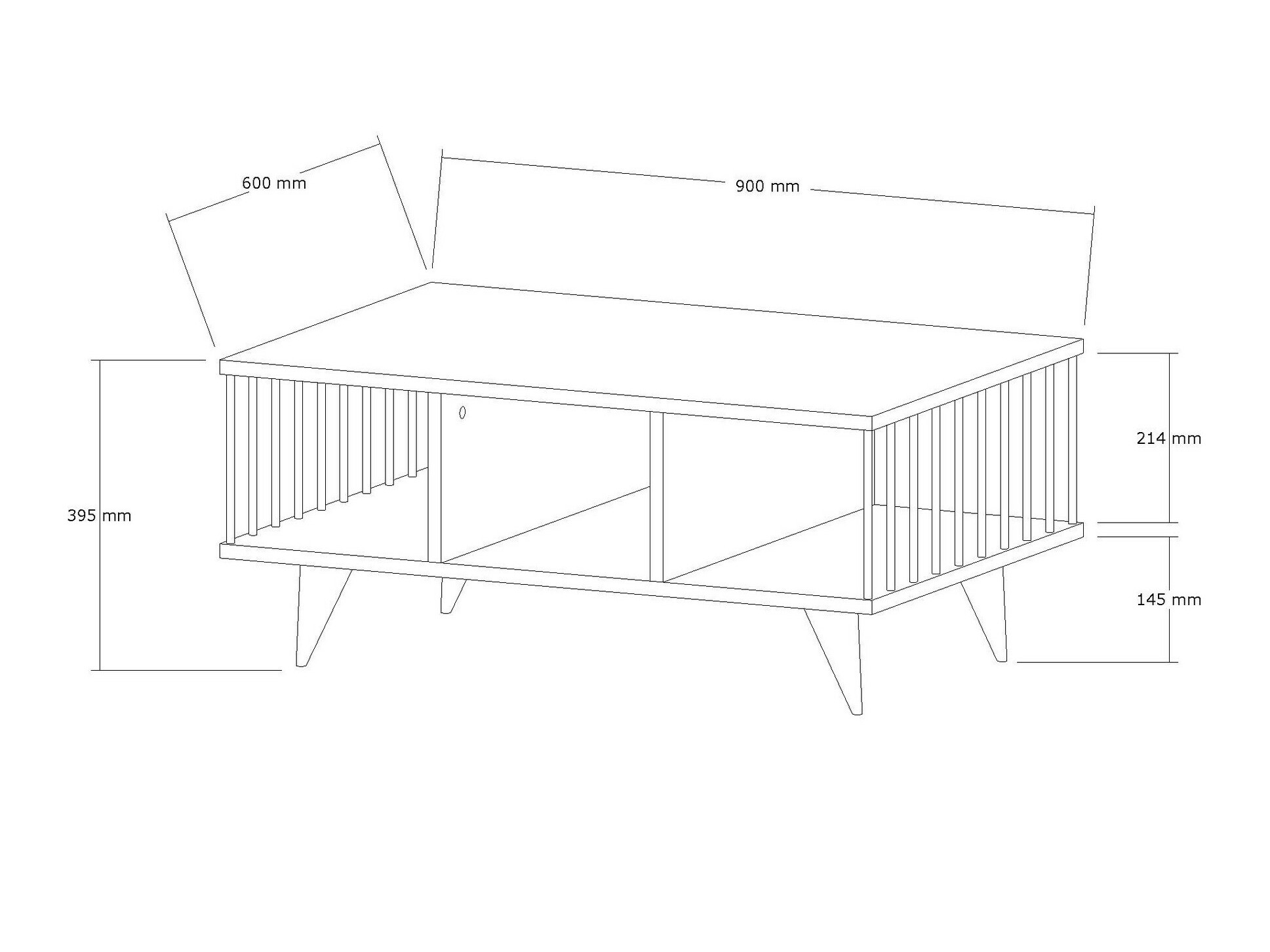 Žurnālu galdiņš Kailua 2436