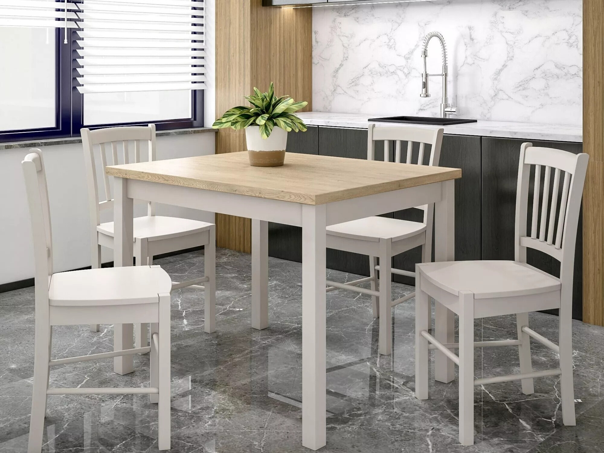 Cтол Detroit 345 (Дуб + Кашемир)