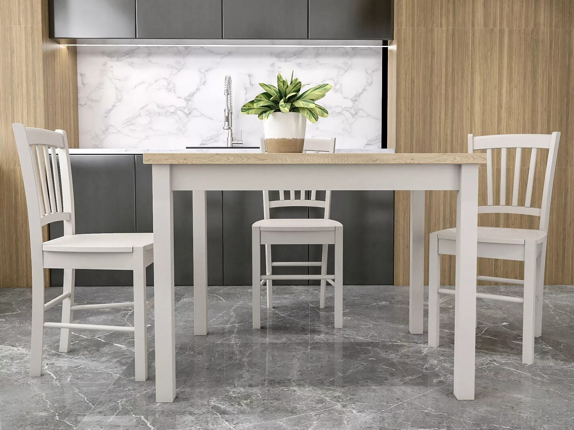 Cтол Detroit 345 (Дуб + Кашемир)