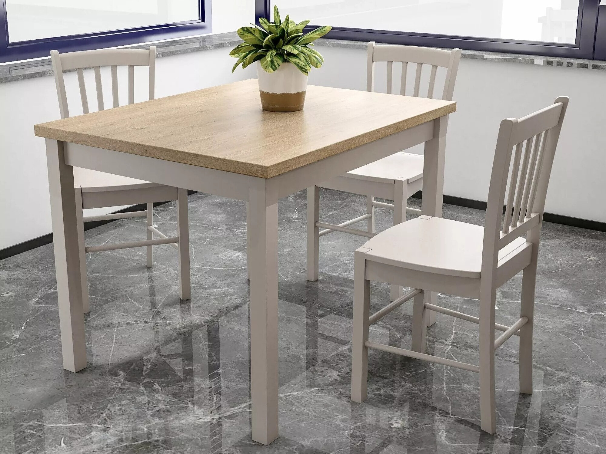 Cтол Detroit 348 (Дуб + Кашемир)