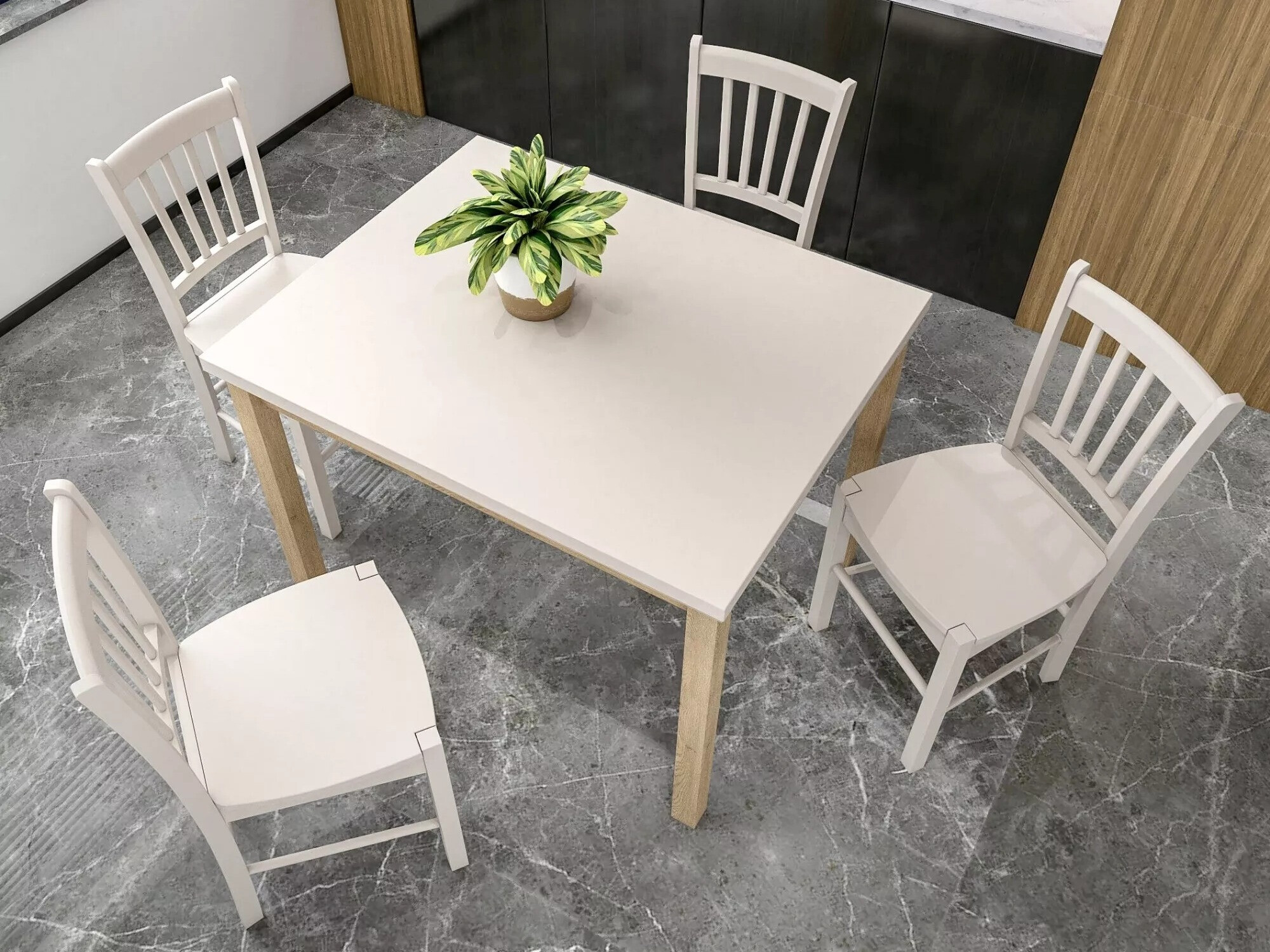 Cтол Detroit 349 (Кашемир + Дуб)