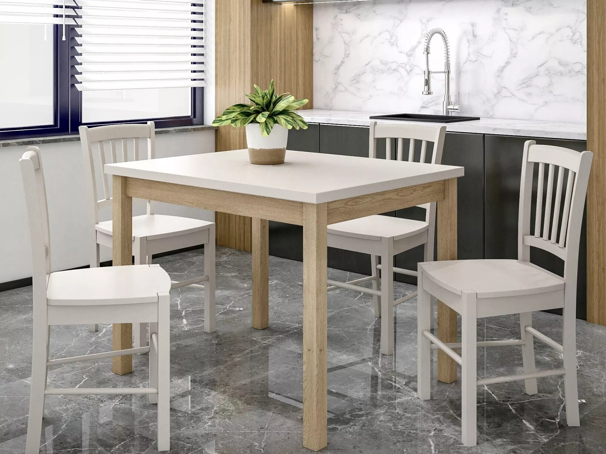 Cтол Detroit 705 (Кашемир + Дуб)