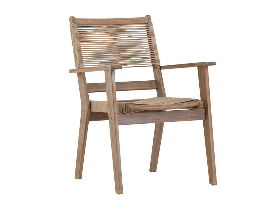 Dārza krēsls Dallas 4772 (Tumši brūns + Akācija)