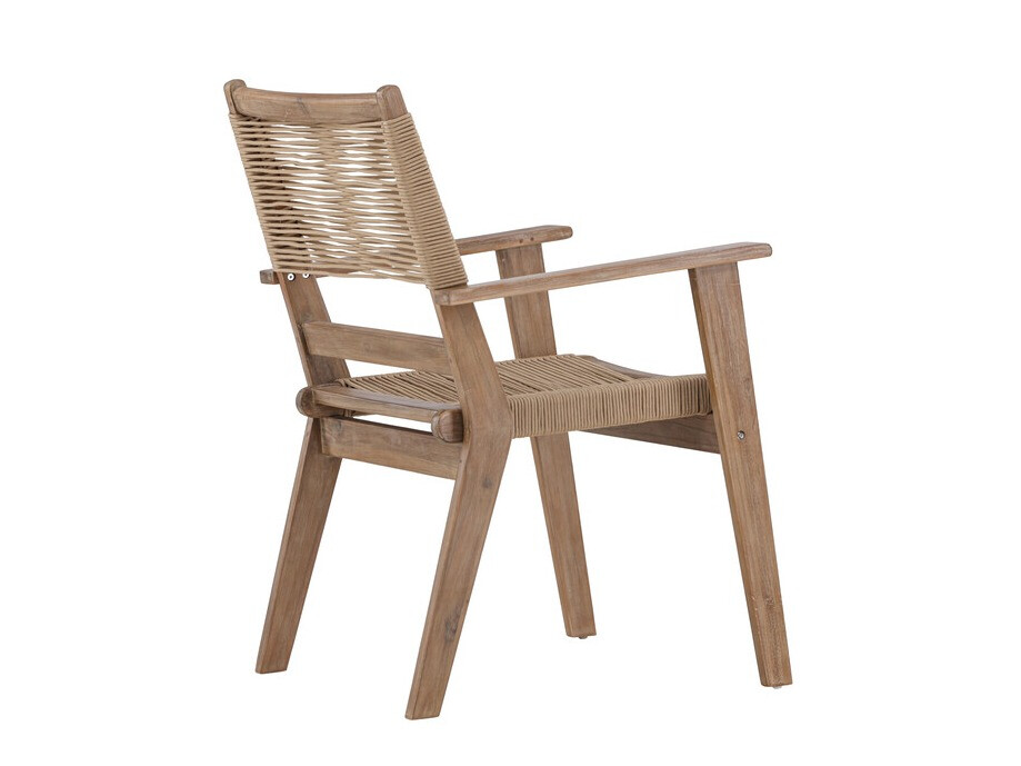 Dārza krēsls Dallas 4772 (Tumši brūns + Akācija)