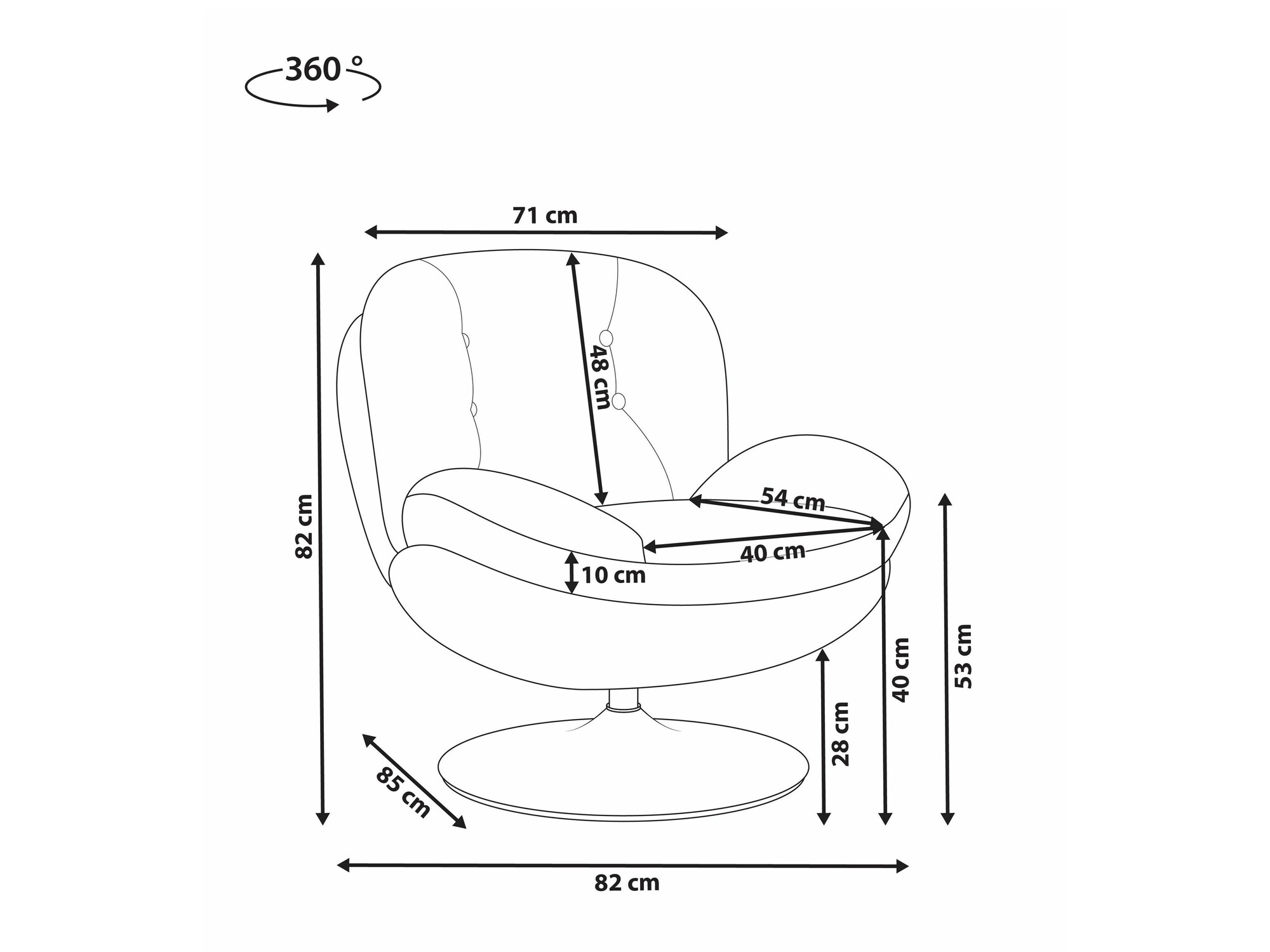 Кресло Berwyn 2556 (Бежевый)
