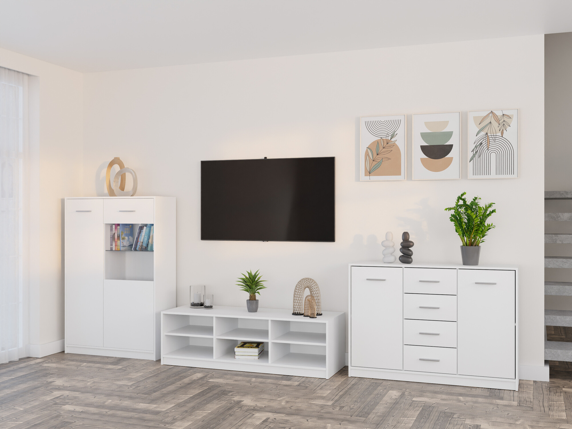 Набор для гостиной Novsore 165 (Белый)