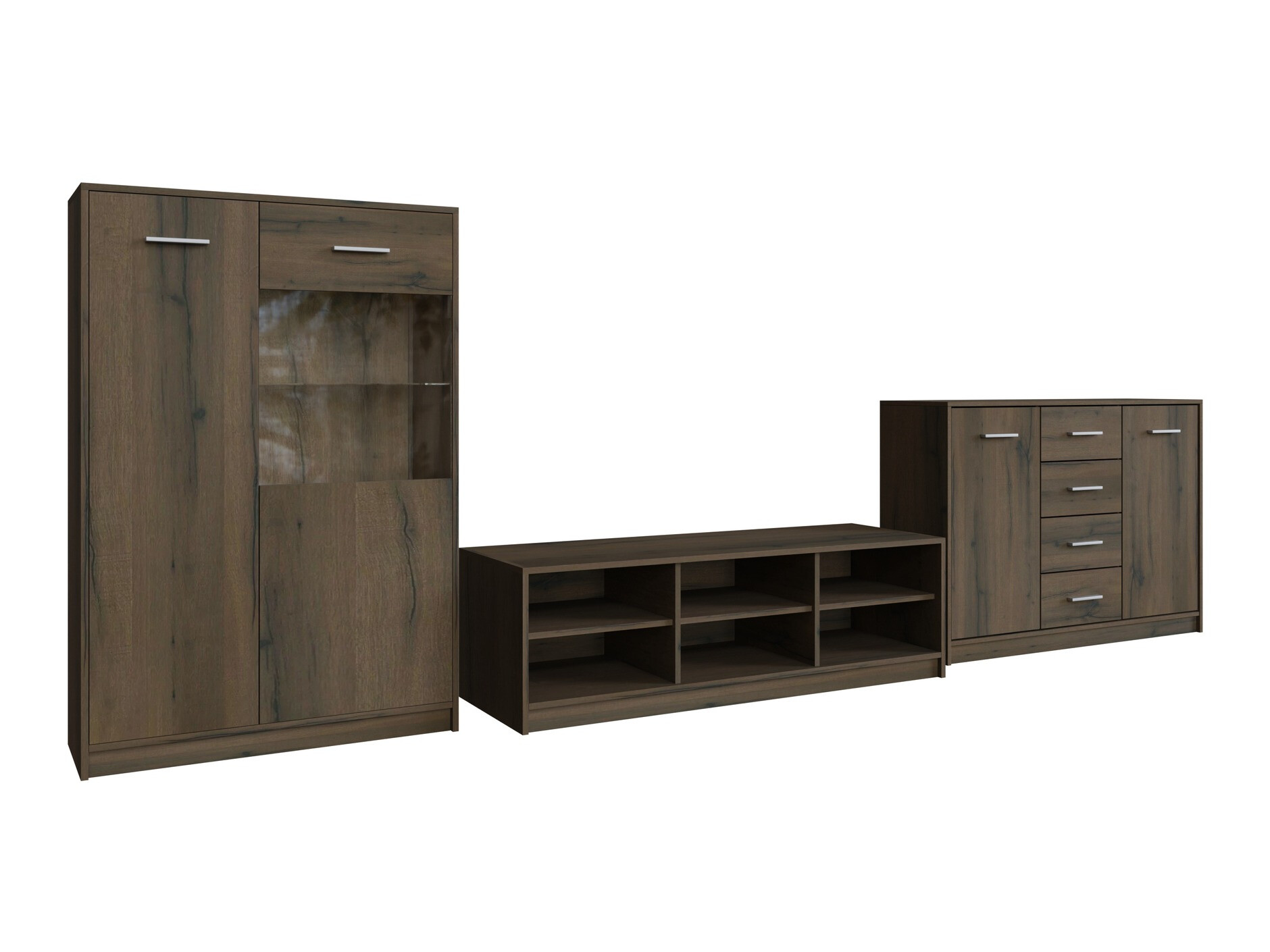 Набор для гостиной Novsore 165 (Темный дуб)