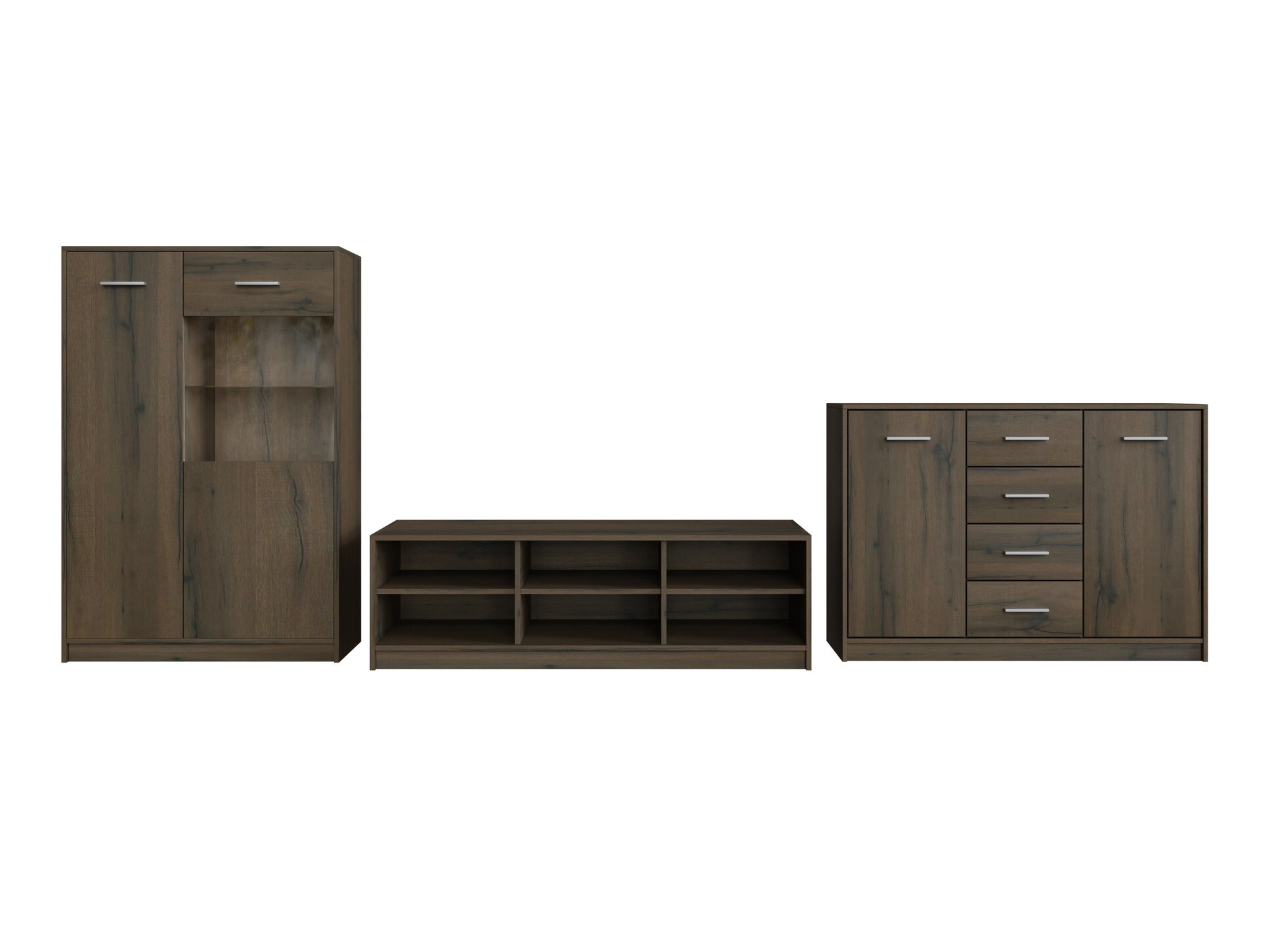 Набор для гостиной Novsore 165 (Темный дуб)