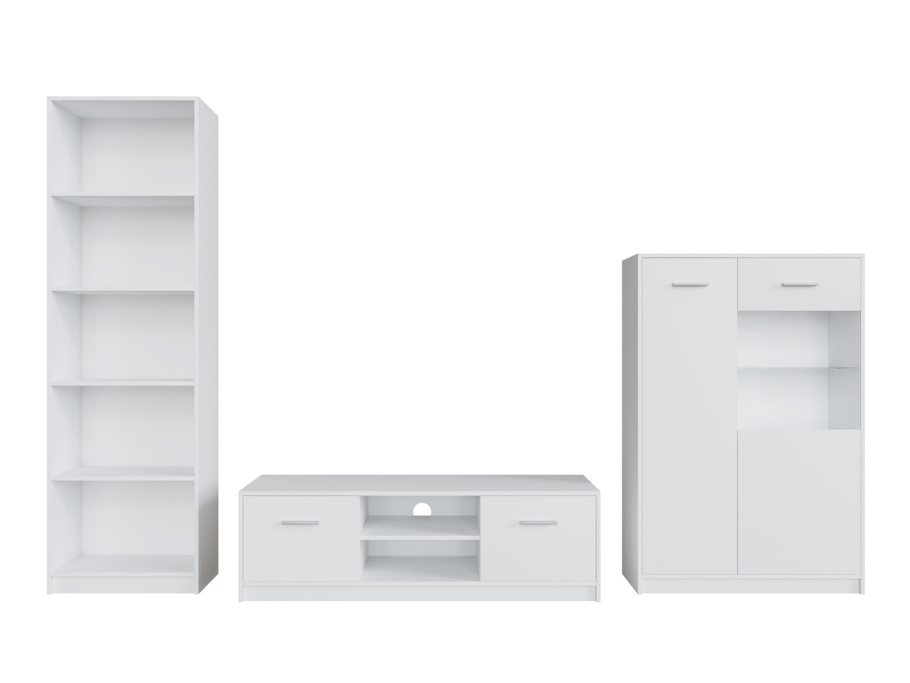 Viesistabas komplekts Novsore 164 (Balts)