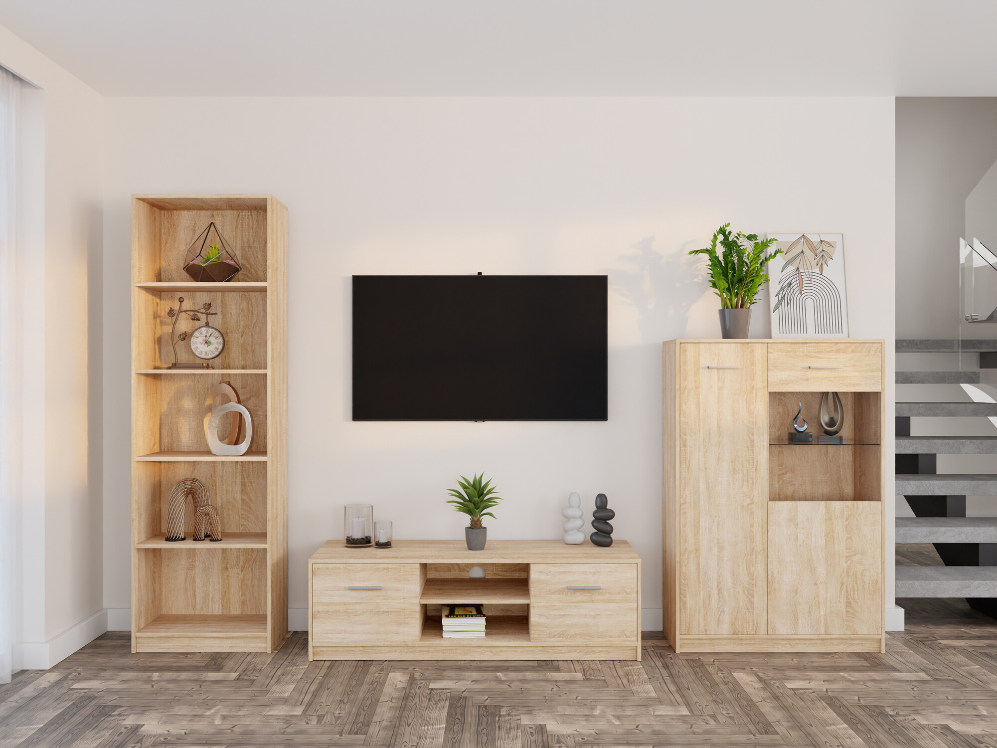 Viesistabas komplekts Novsore 164 (Sonomas ozols)