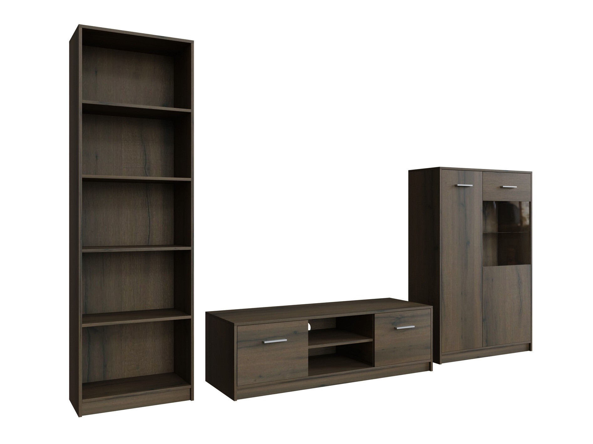 Viesistabas komplekts Novsore 164 (Tumšs ozols)