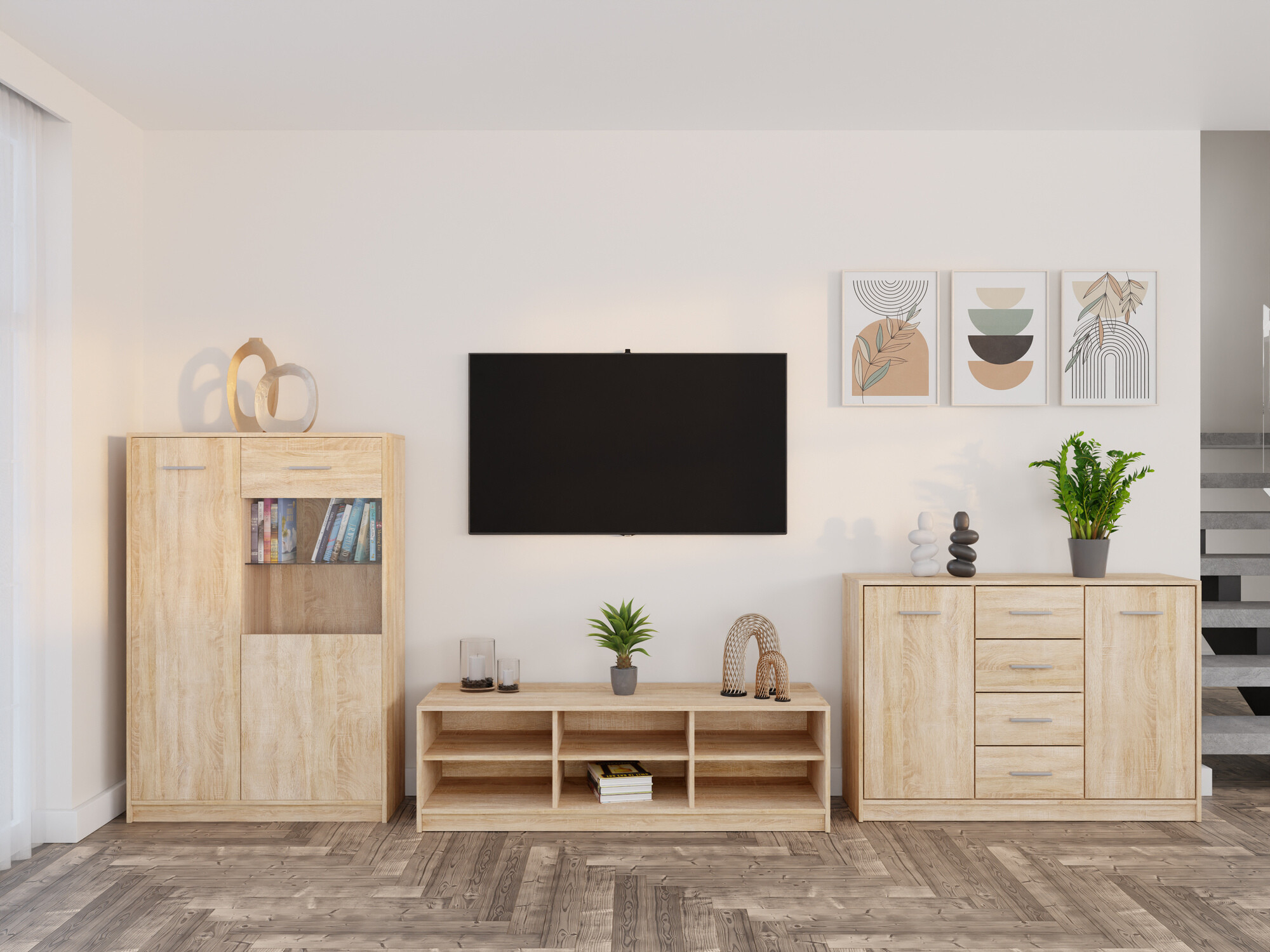 Viesistabas komplekts Novsore 165 (Sonomas ozols)