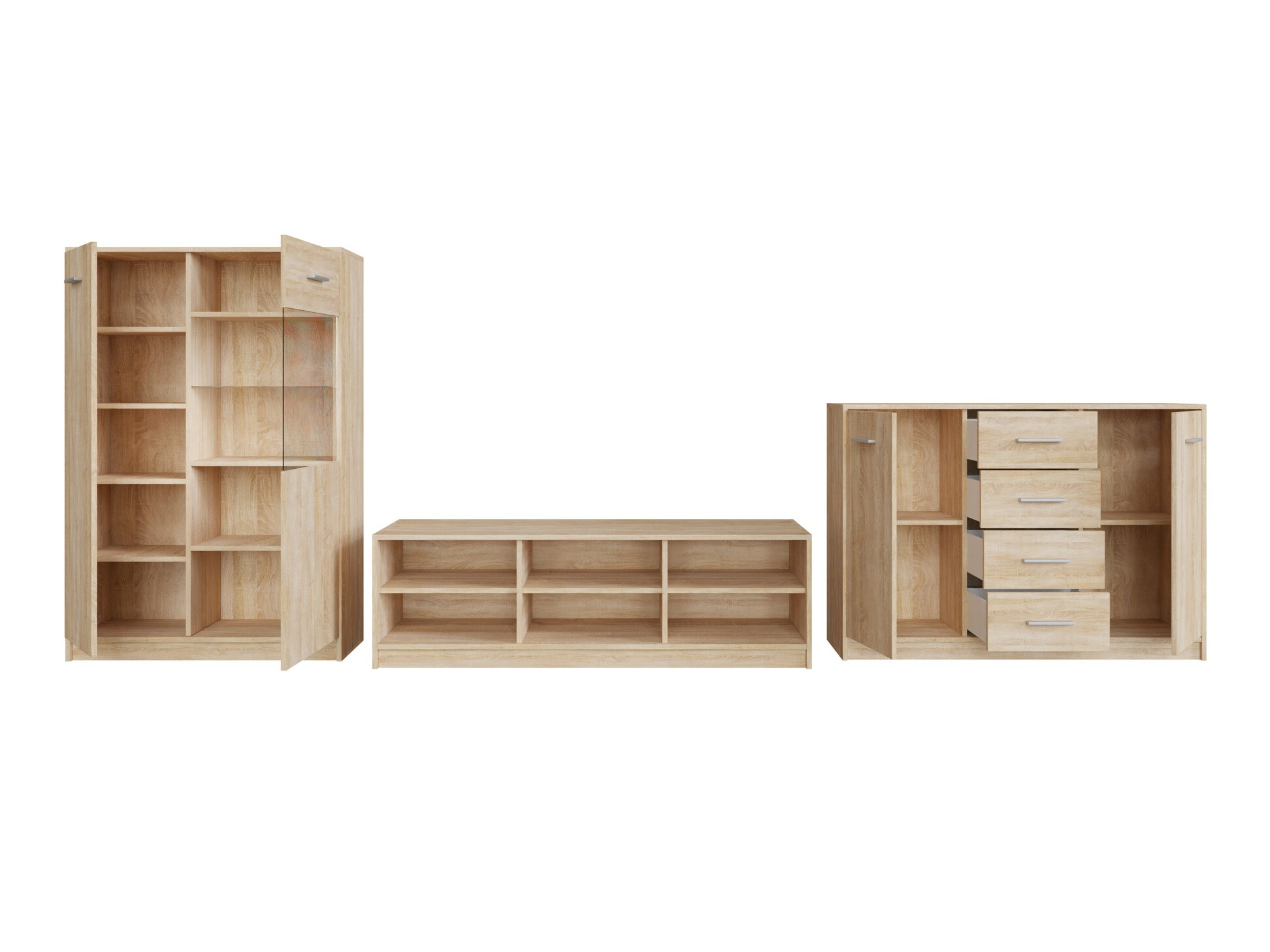 Viesistabas komplekts Novsore 165 (Sonomas ozols)