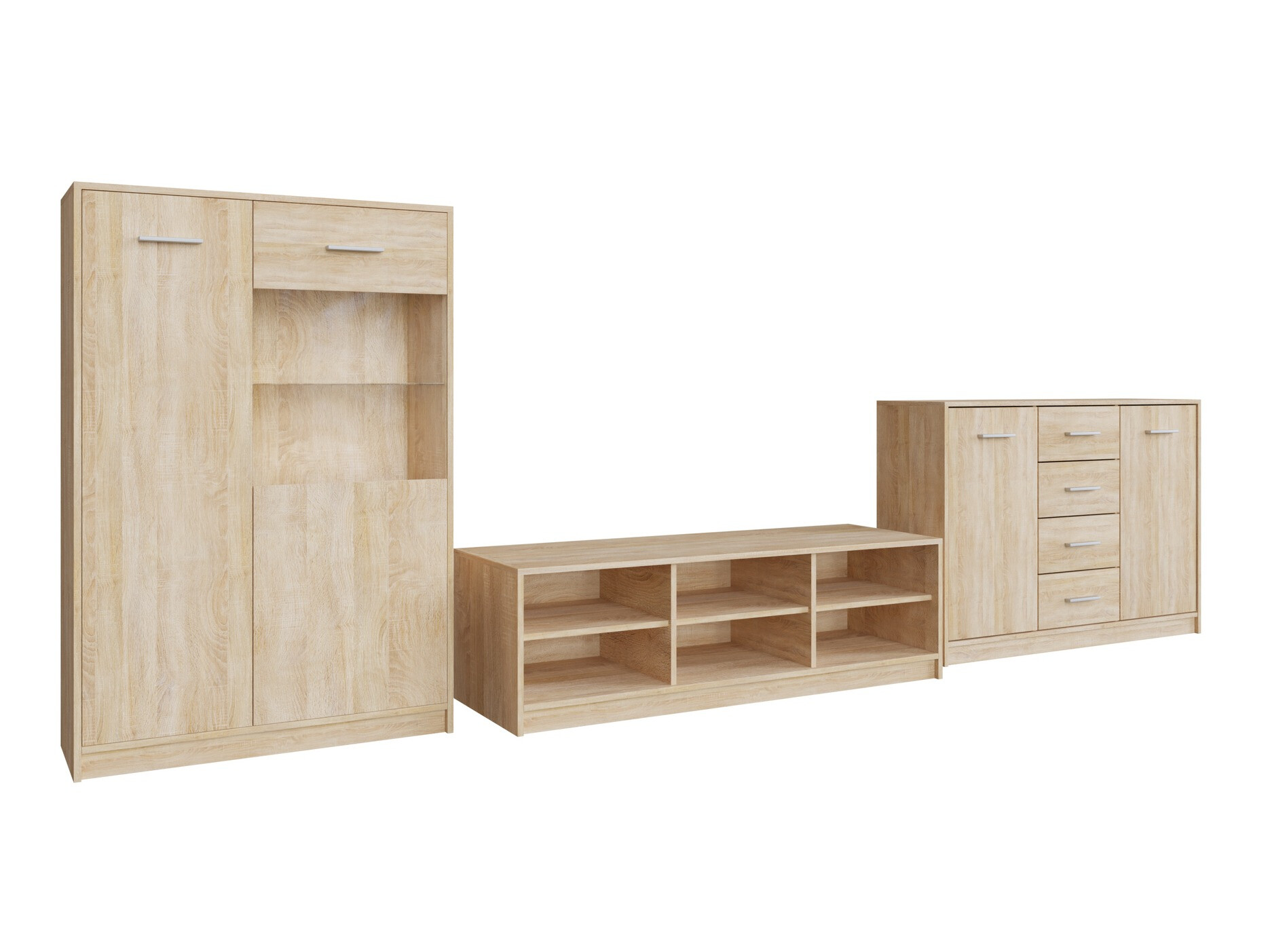 Viesistabas komplekts Novsore 165 (Sonomas ozols)