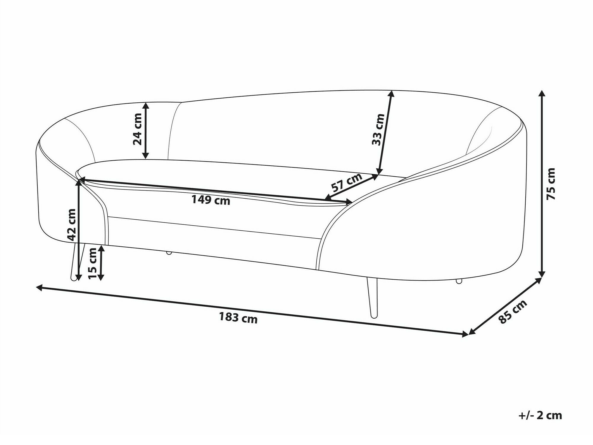 Диван Berwyn 1255 (Коричневый)