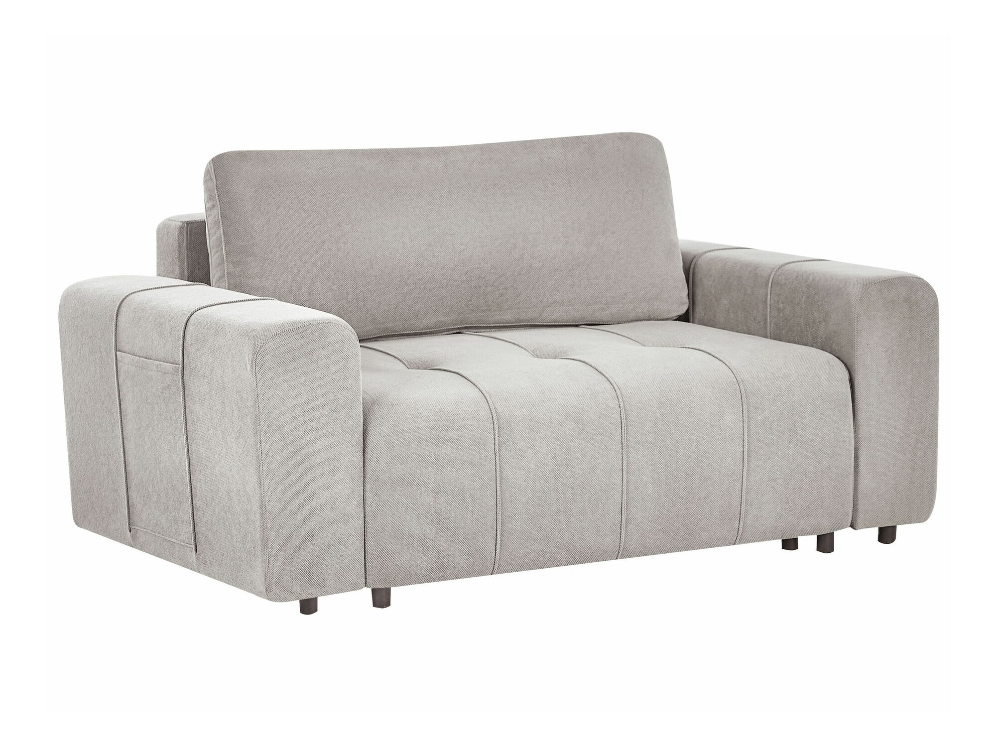 Dīvāns gulta Mirtivi 101 (Gaiši pelēks)