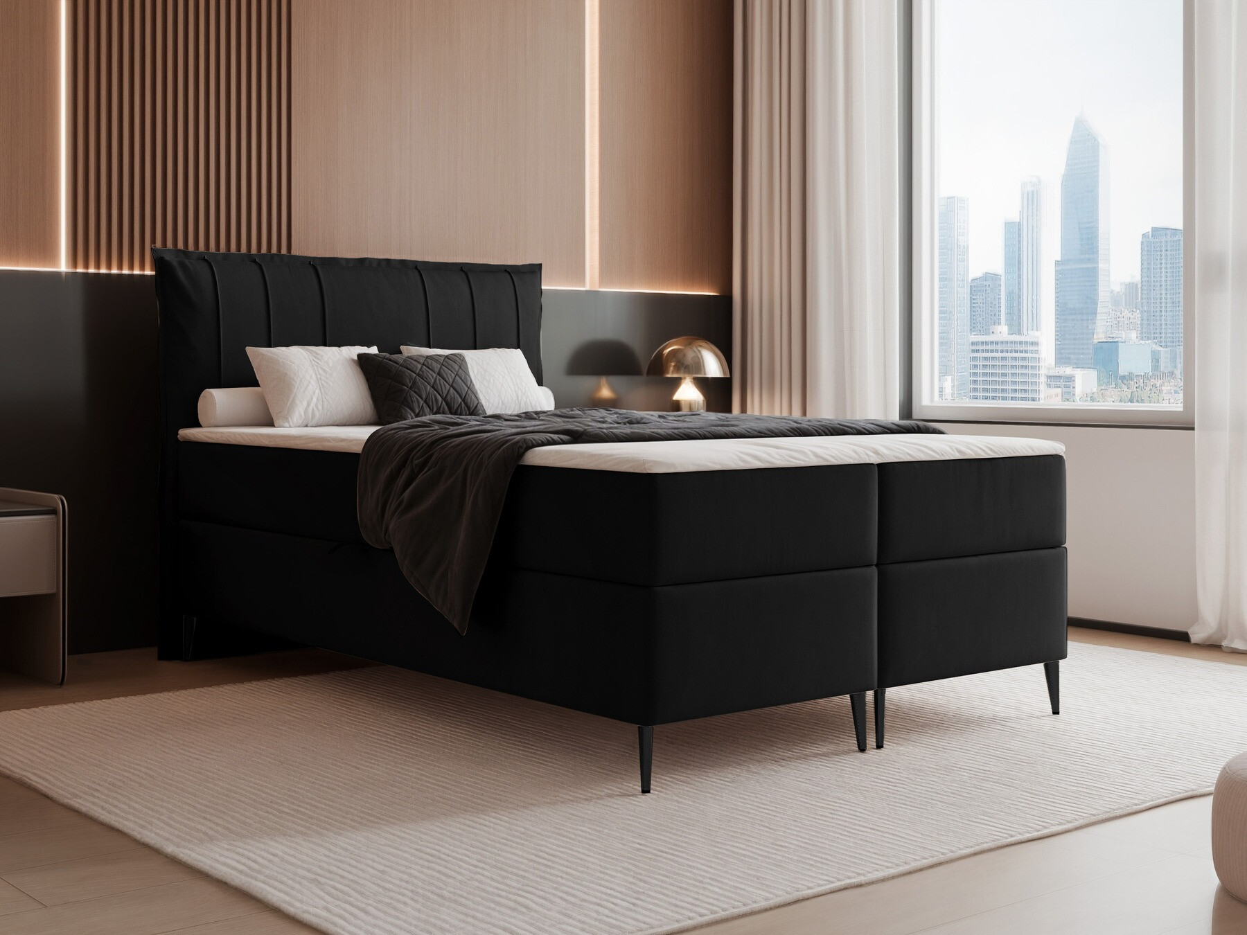 Kontinentālā gulta Martinez 105 (Magic Velvet 2219)