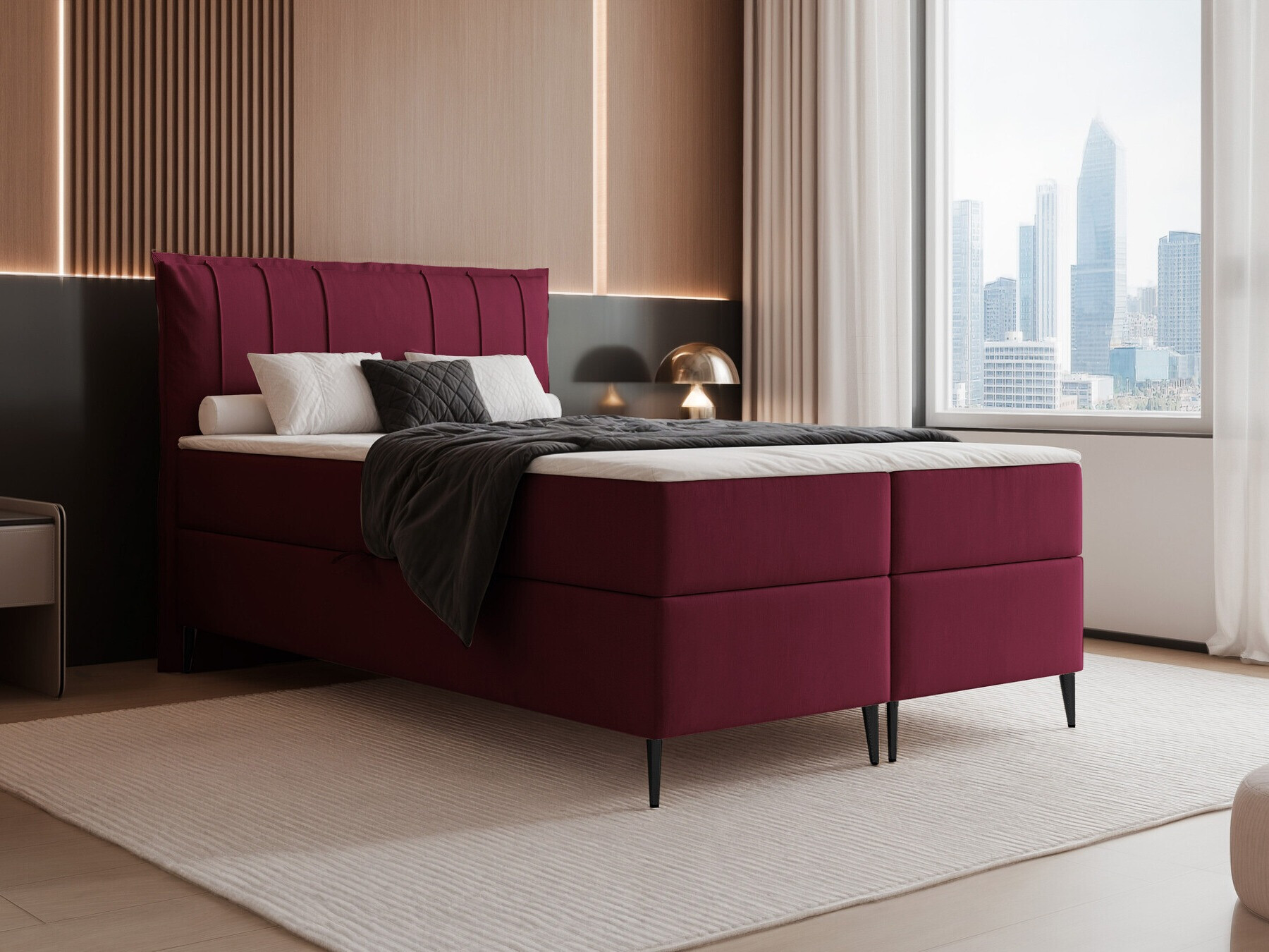 Kontinentālā gulta Martinez 105 (Magic Velvet 2229)