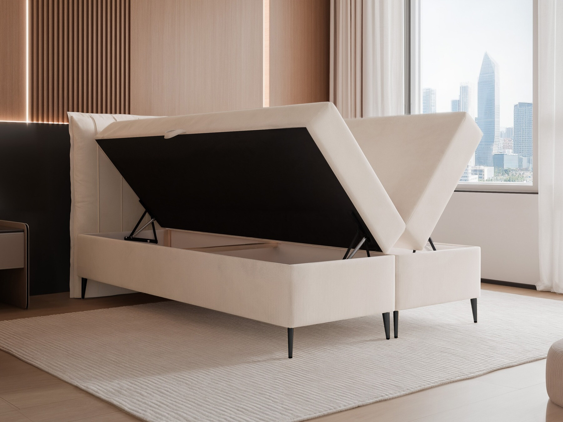 Kontinentālā gulta Martinez 105 (Magic Velvet 2240)