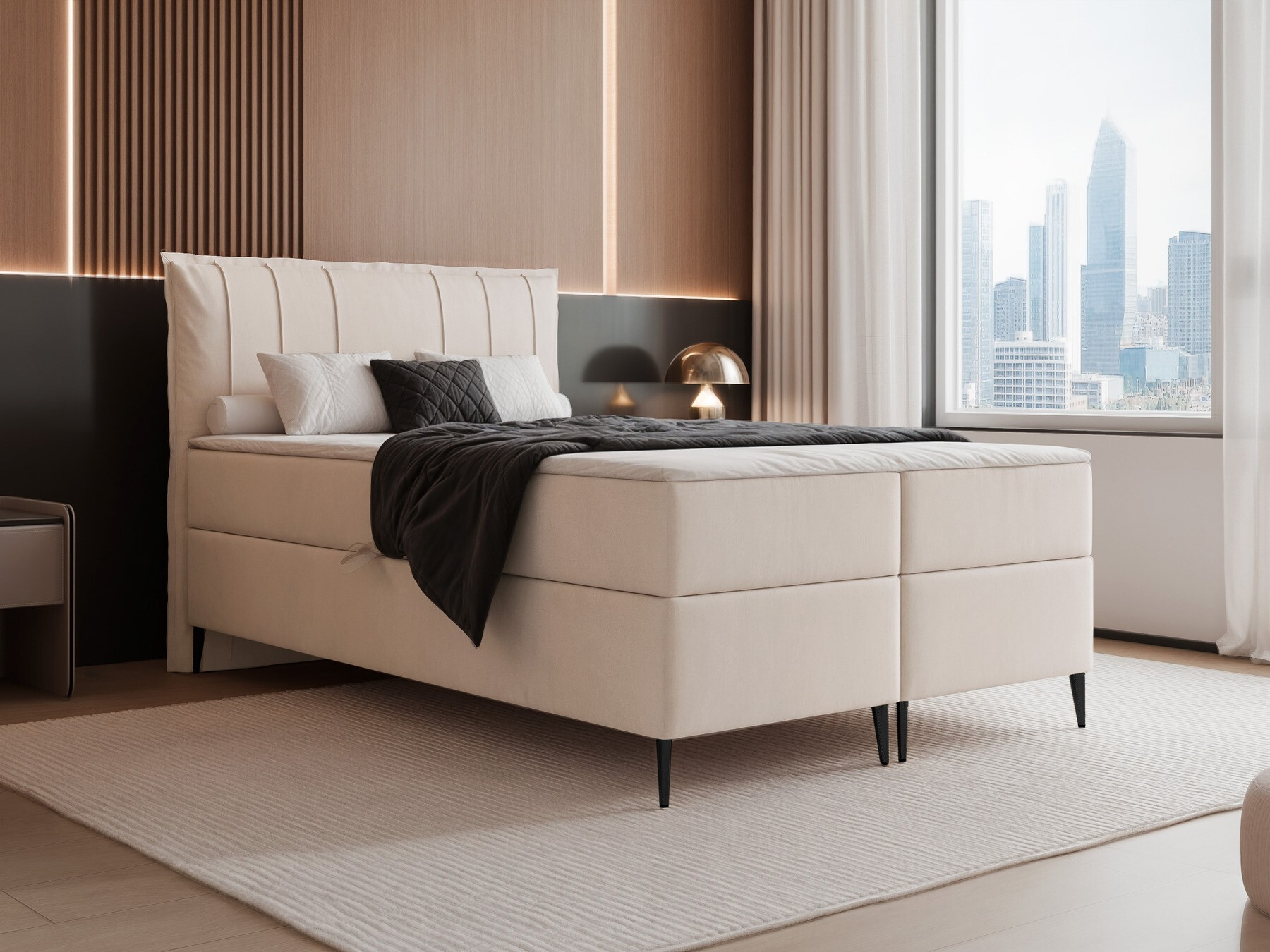 Kontinentālā gulta Martinez 105 (Magic Velvet 2256)