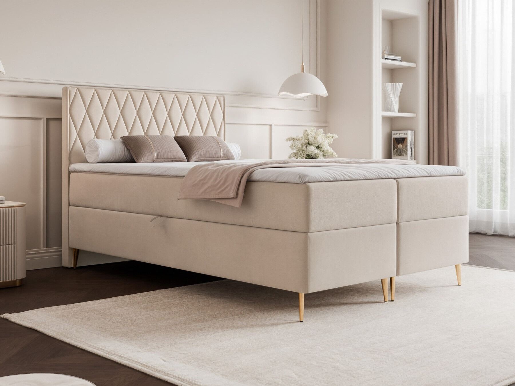 Kontinentālā gulta Martinez 110 (Magic Velvet 2256)