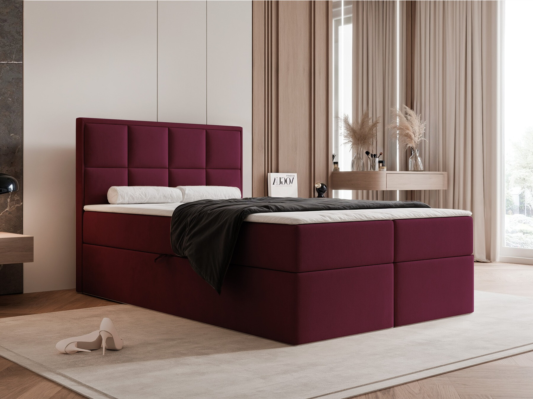 Kontinentālā gulta Martinez 115 (Magic Velvet 2229)