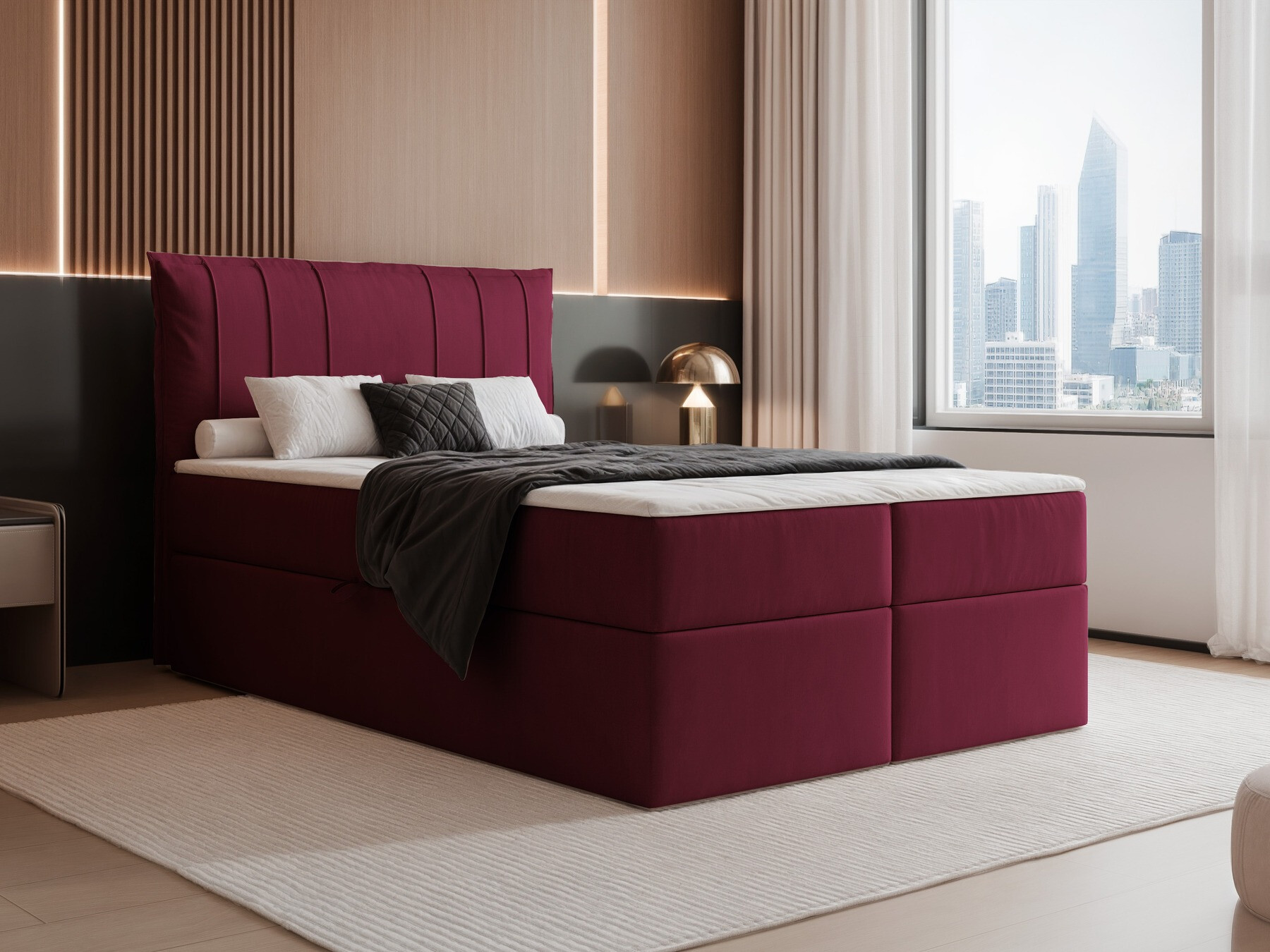 Континентальная кровать Martinez 107 (Magic Velvet 2229)