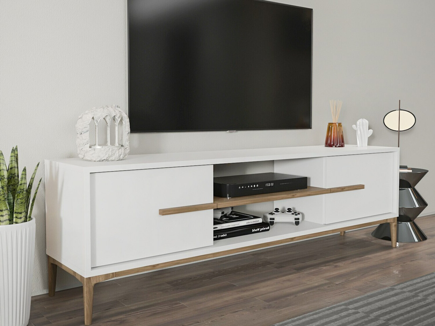 TV galds Kailua 2449 (Balts)