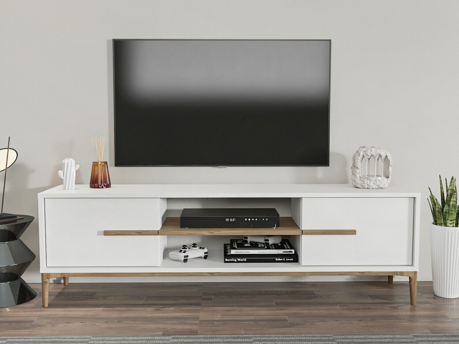 TV galds Kailua 2449 (Balts)