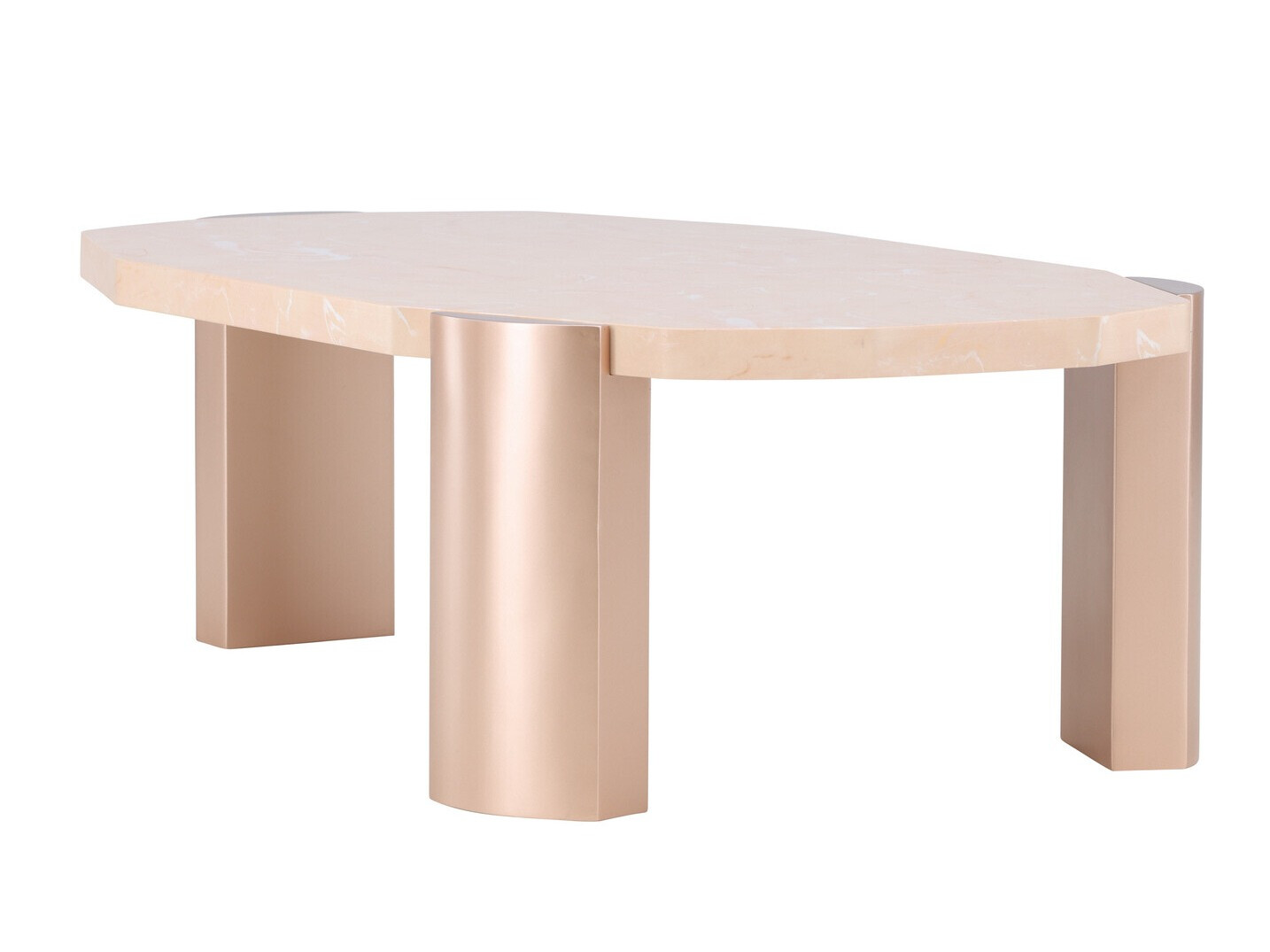 Журнальный столик Dallas 4792 (Бежевый + Коричневый мрамор)