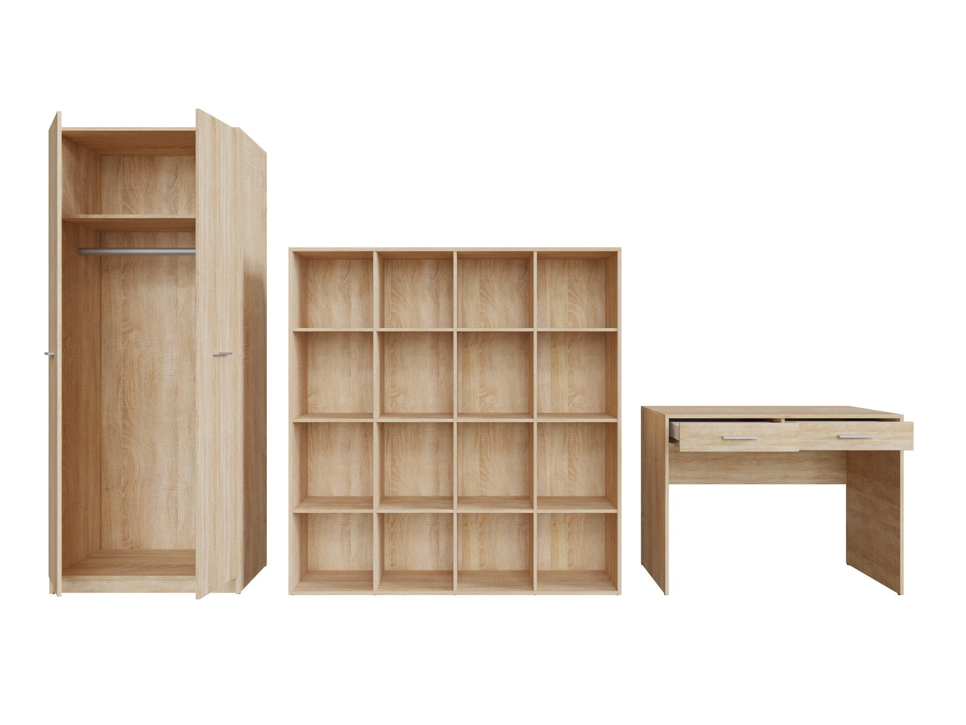 Комплект для домашнего офиса Novsore 166 (Сонома Дуб)