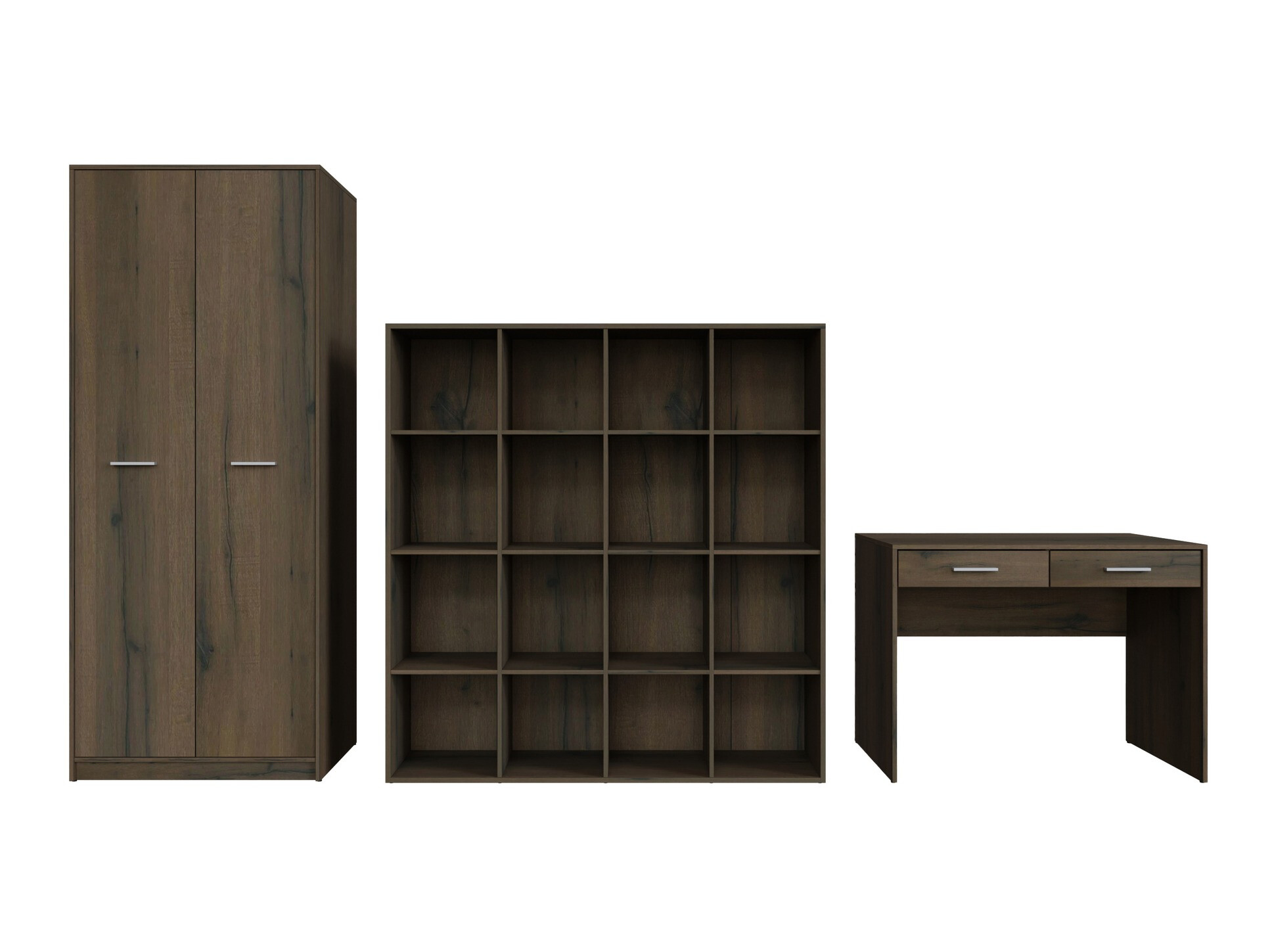 Комплект для домашнего офиса Novsore 166 (Темный дуб)